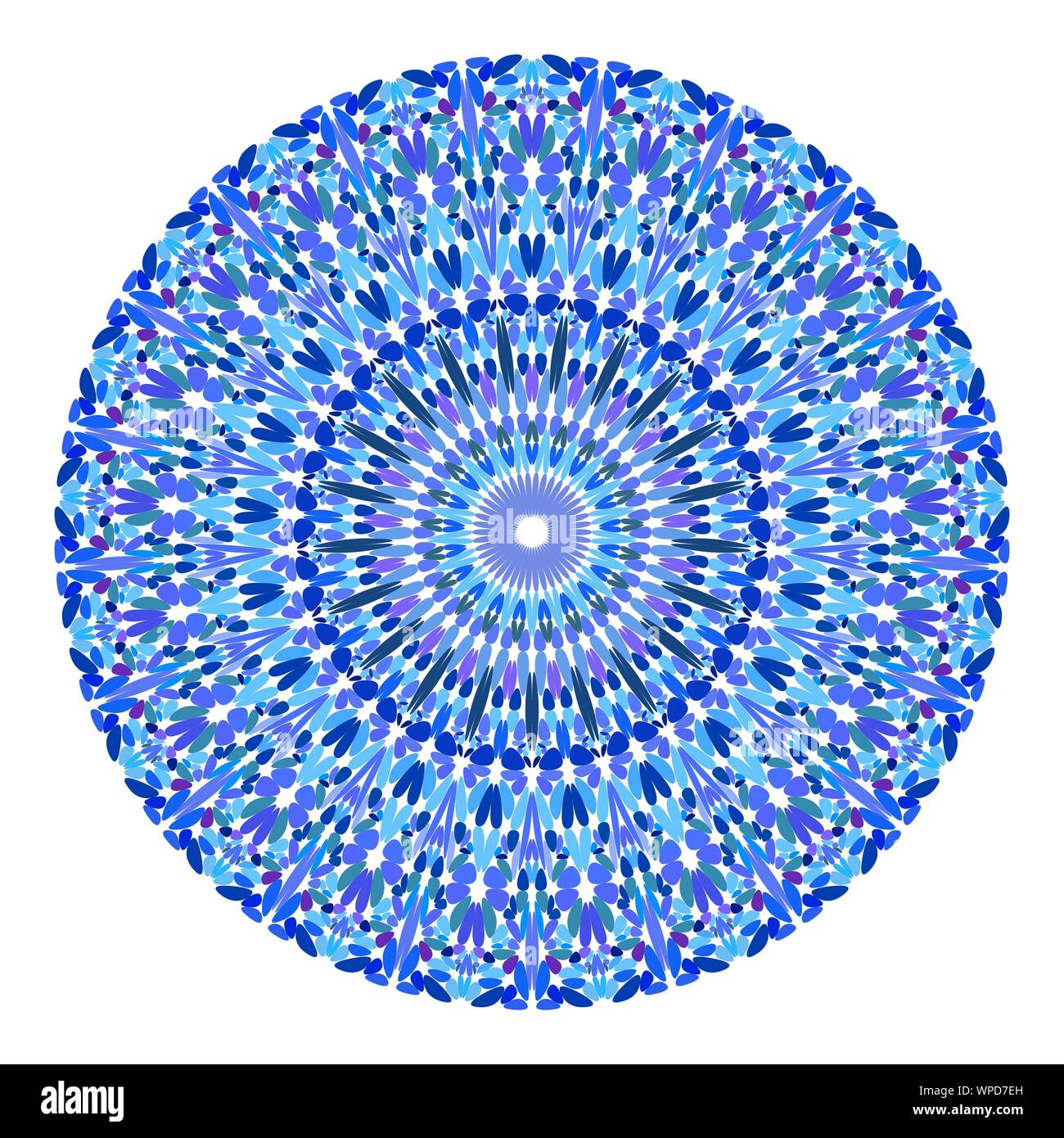 Floral mandala design - abstract circular vector graphic design Stock ...