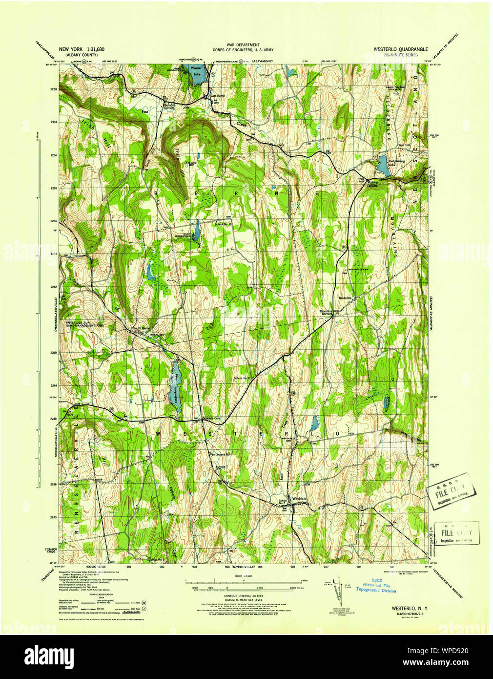 New York NY Westerlo 140236 1946 31680 Restoration Stock Photo Alamy