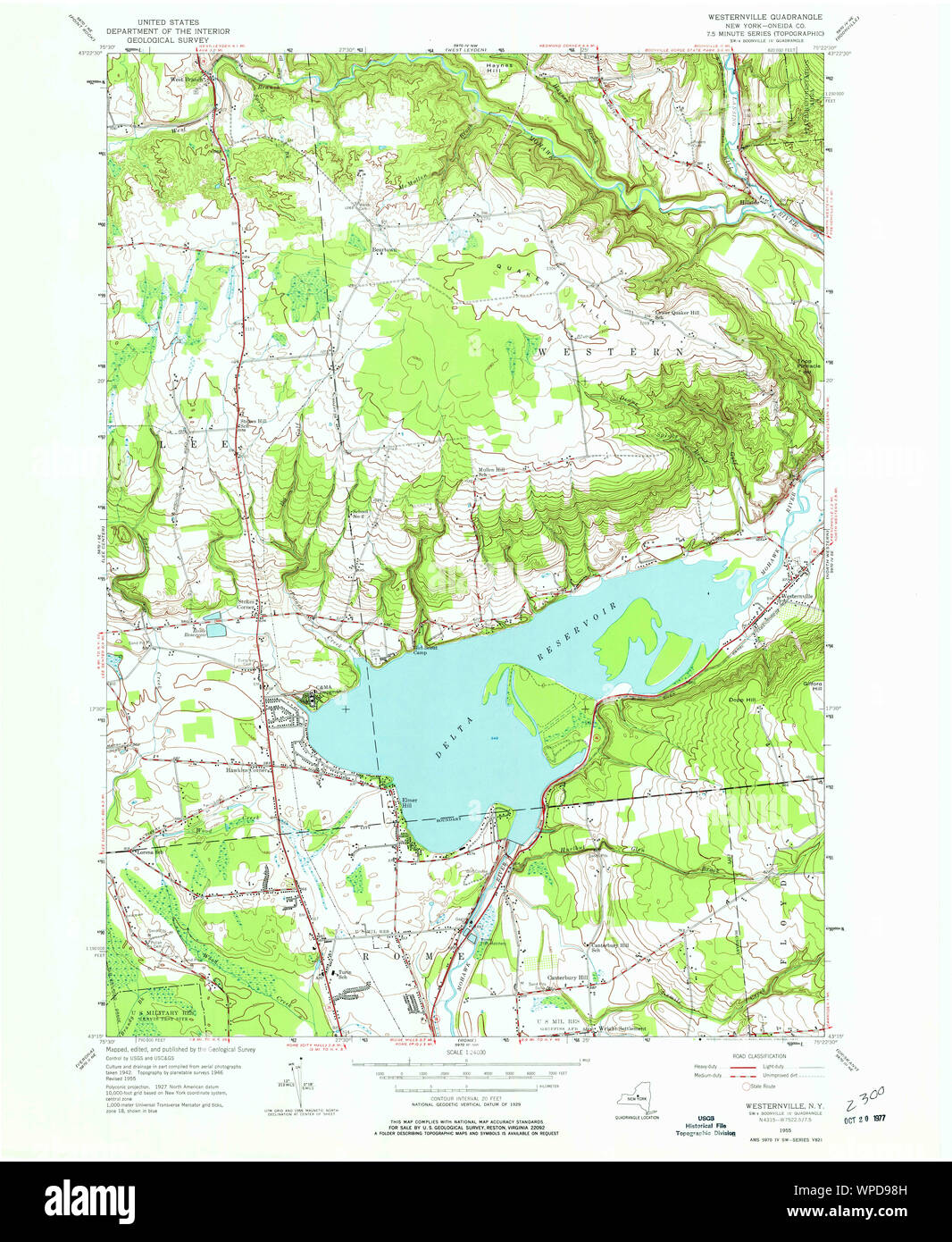 New York NY Westernville 140239 1955 24000 Restoration Stock Photo Alamy
