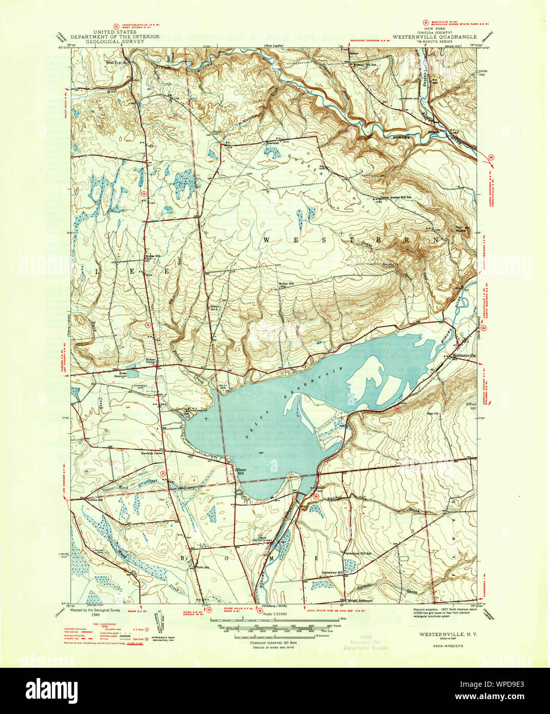 New York NY Westernville 140245 1947 31680 Restoration Stock Photo Alamy