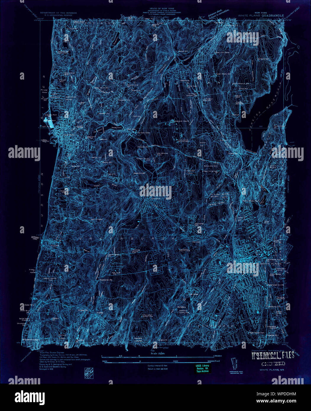 Map of white plains new york hi-res stock photography and images - Alamy