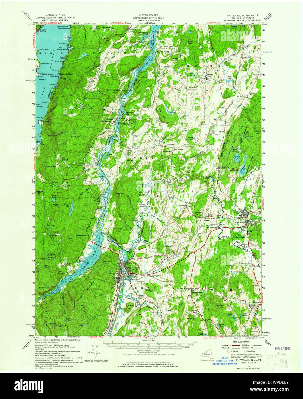 Map of whitehall new york hires stock photography and images Alamy