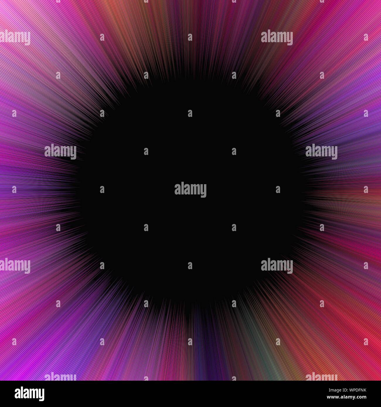 Purple abstract hypnotic ray burst background design vector explosive