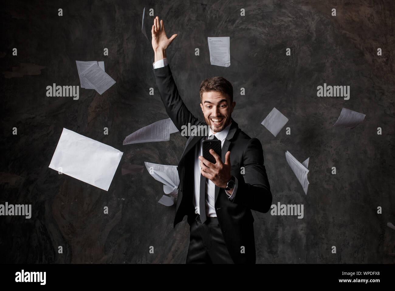 Man throwing phone hires stock photography and images Alamy