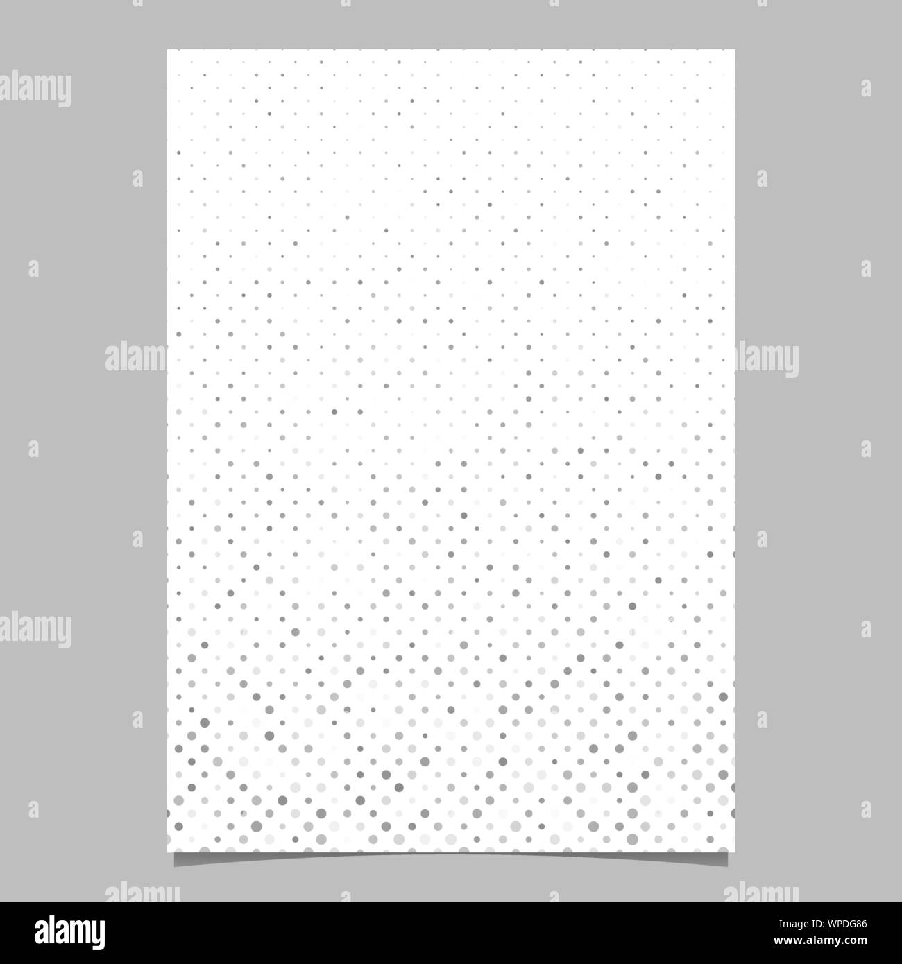 Abstract repeating circle pattern brochure template - vector design ...