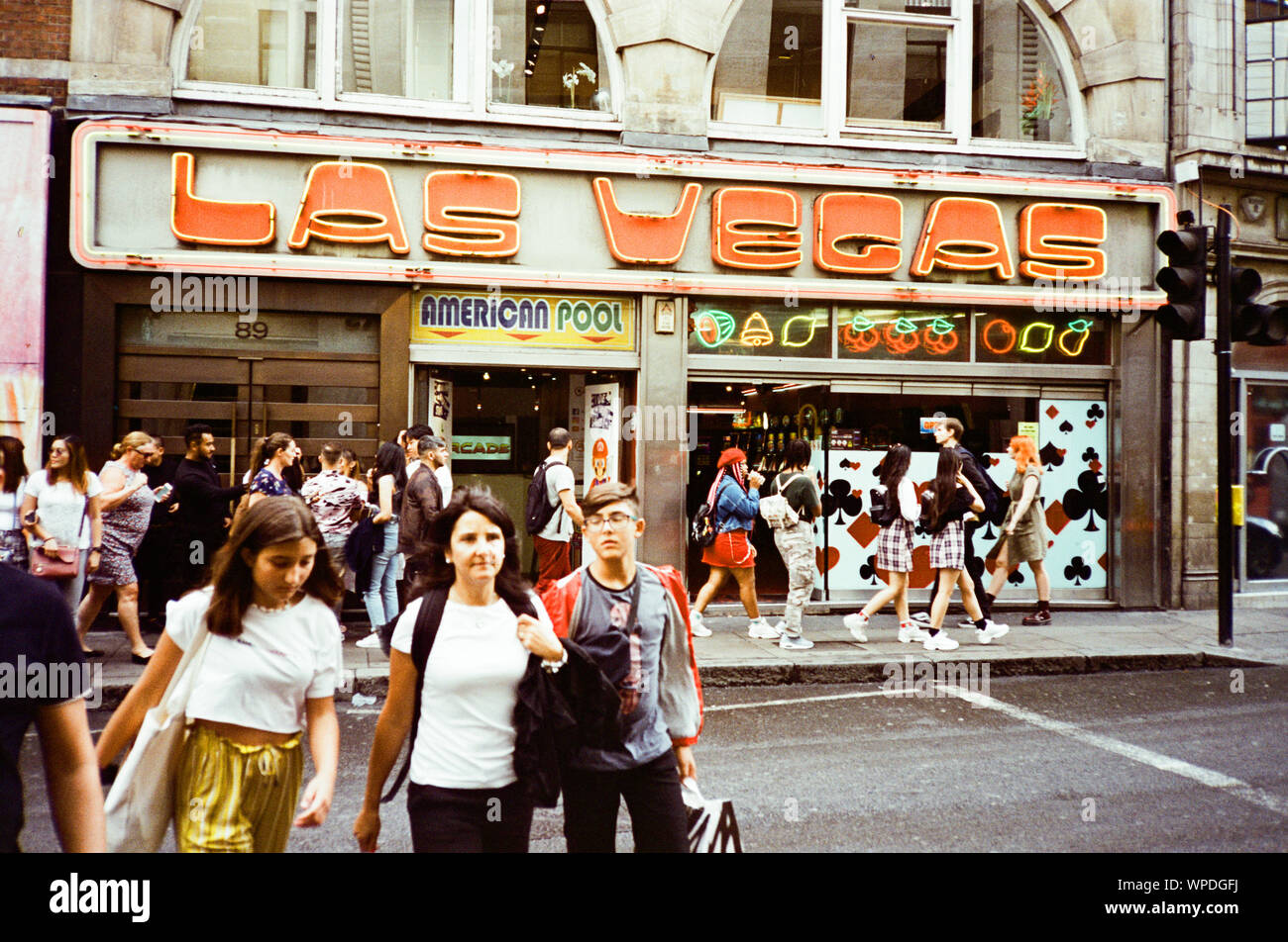 The Las Vegas Arcade in Wardour Street, Soho, London, England, UK Stock  Photo - Alamy
