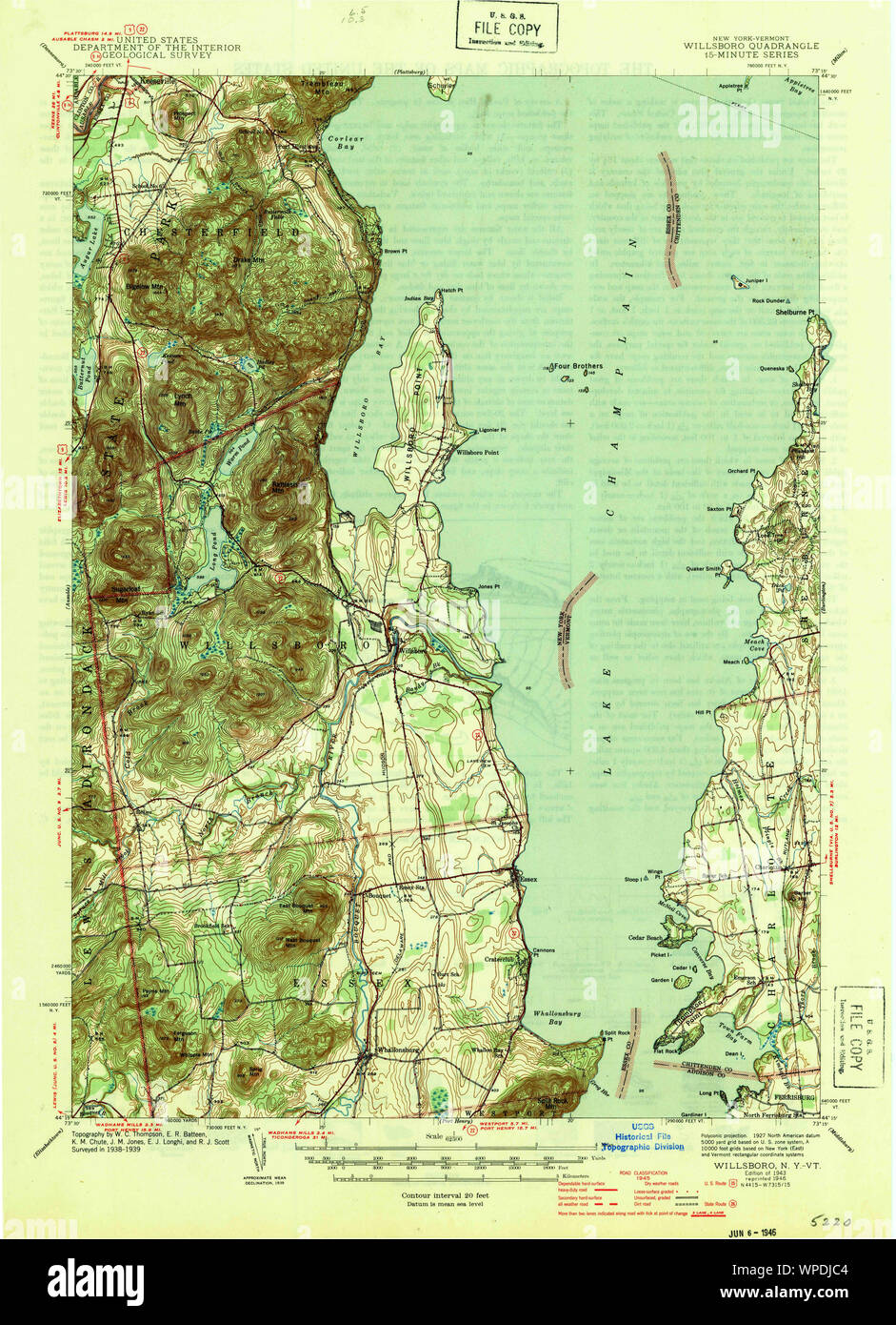 Map of willsboro new york hires stock photography and images Alamy