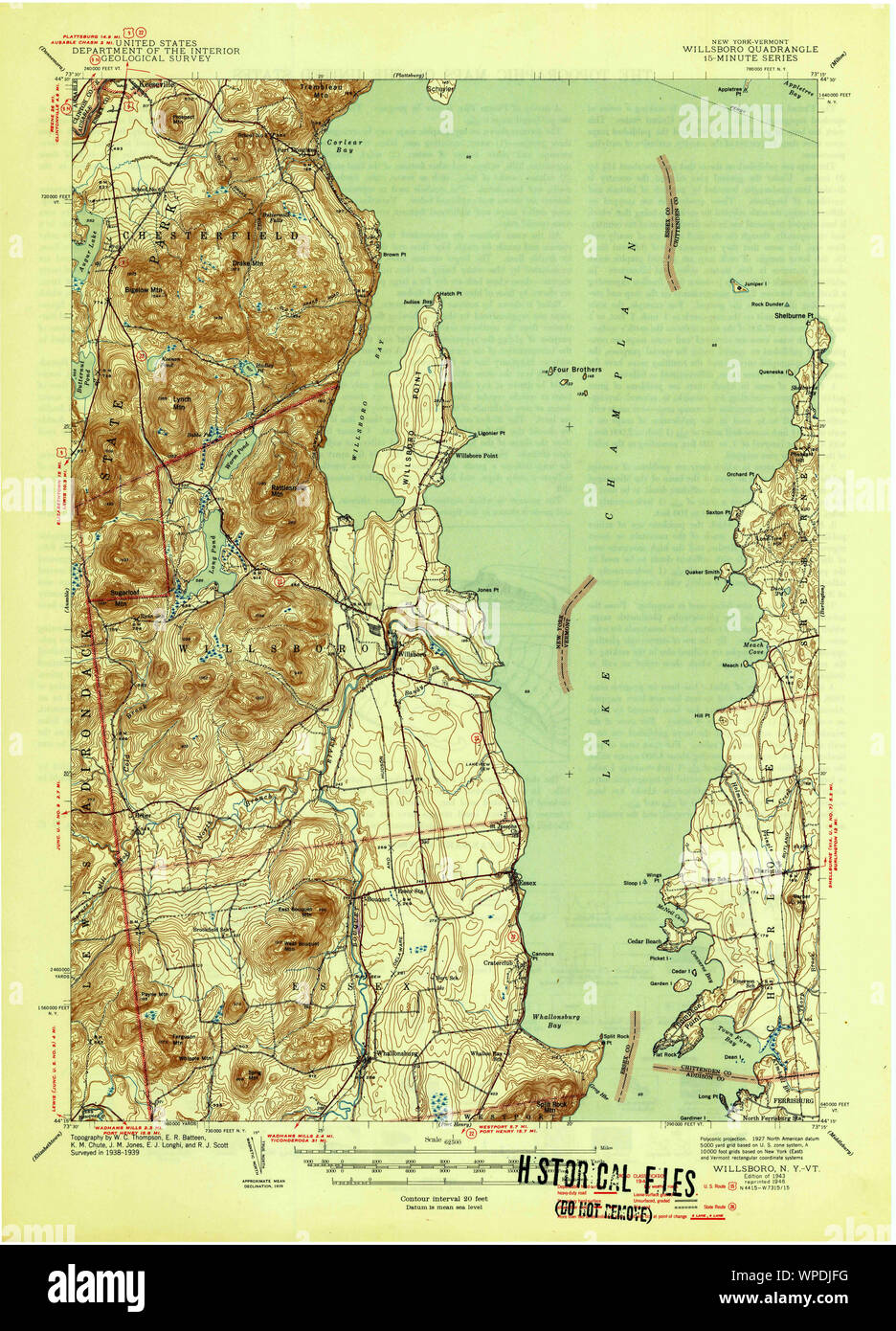 Map of willsboro new york hires stock photography and images Alamy