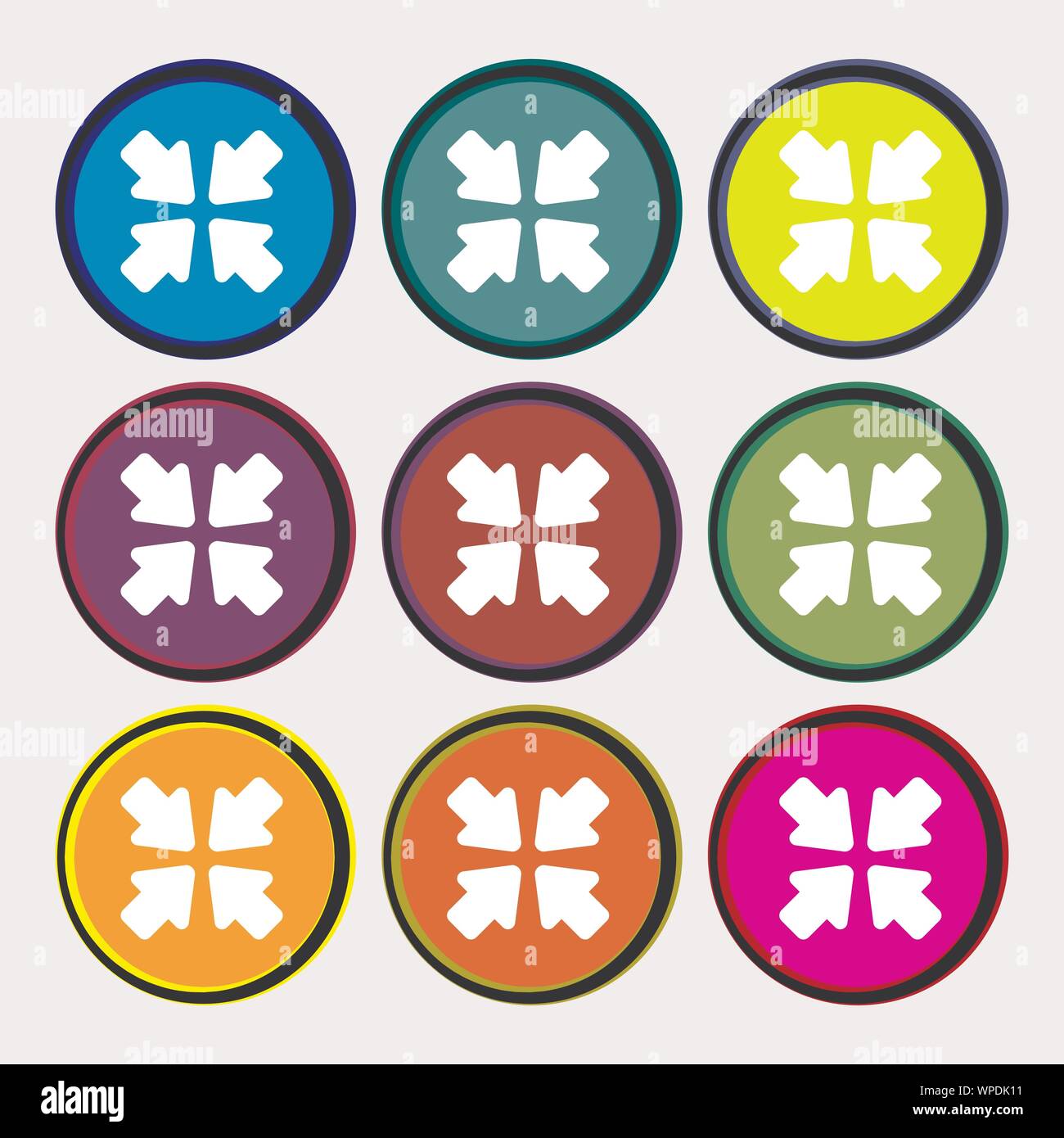 Multi panel screen Stock Vector Images - Alamy