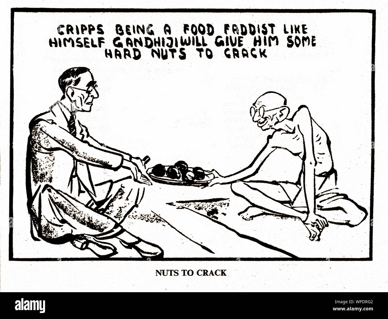 mahatma gandhi cartoon high resolution stock photography and images alamy https www alamy com cartoon of mahatma gandhi offering nuts to cripps delhi india asia march 1946 image271981810 html