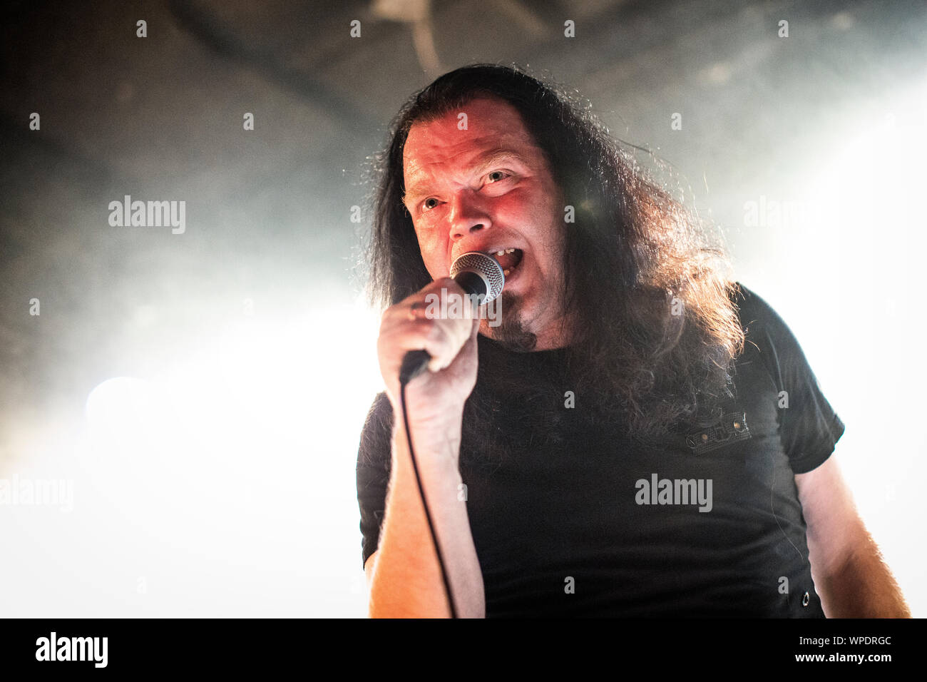 Oslo, Norway. 23rd, August 2019. The Swedish heavy metal band Saint