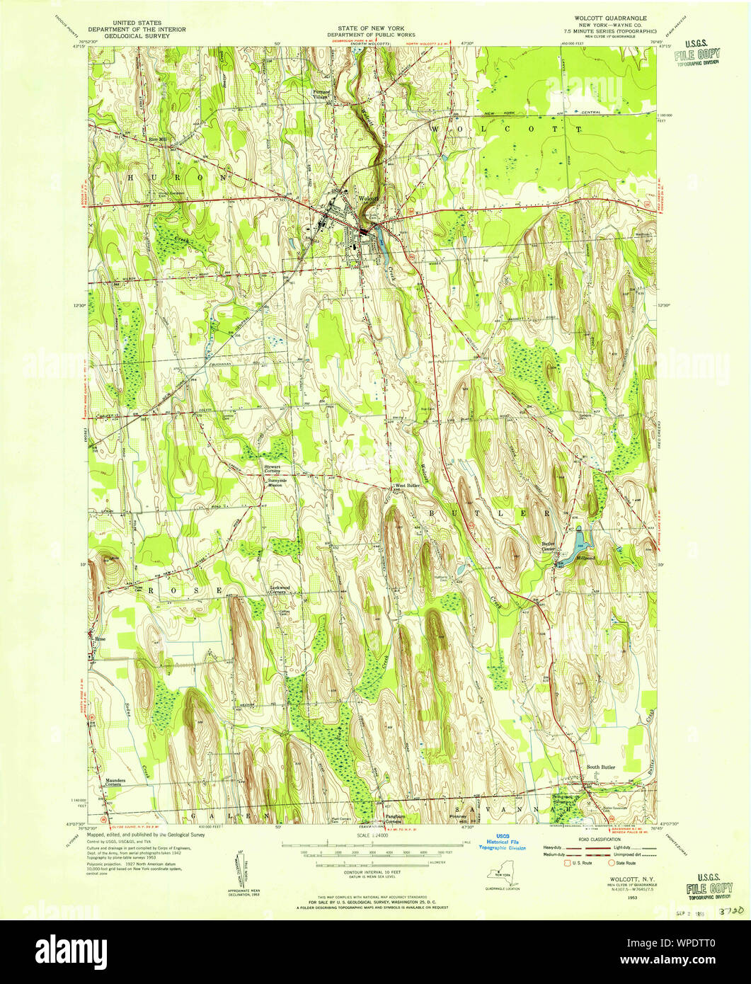 New York NY Wolcott 140359 1953 24000 Restoration Stock Photo Alamy