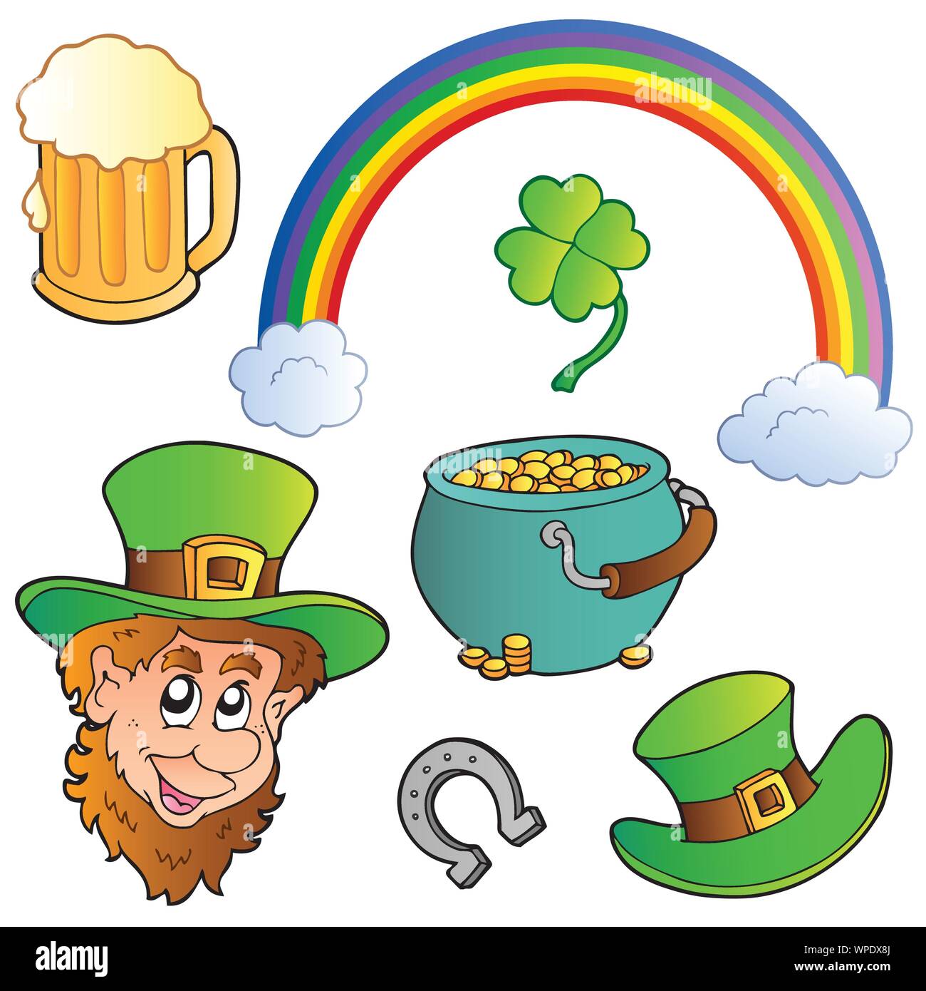 St Patricks day collection 3 Stock Vector