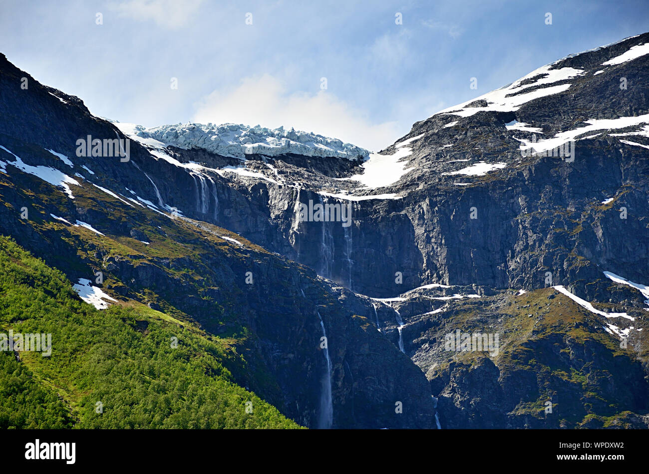Jotunheimen Glacier Stock Photo