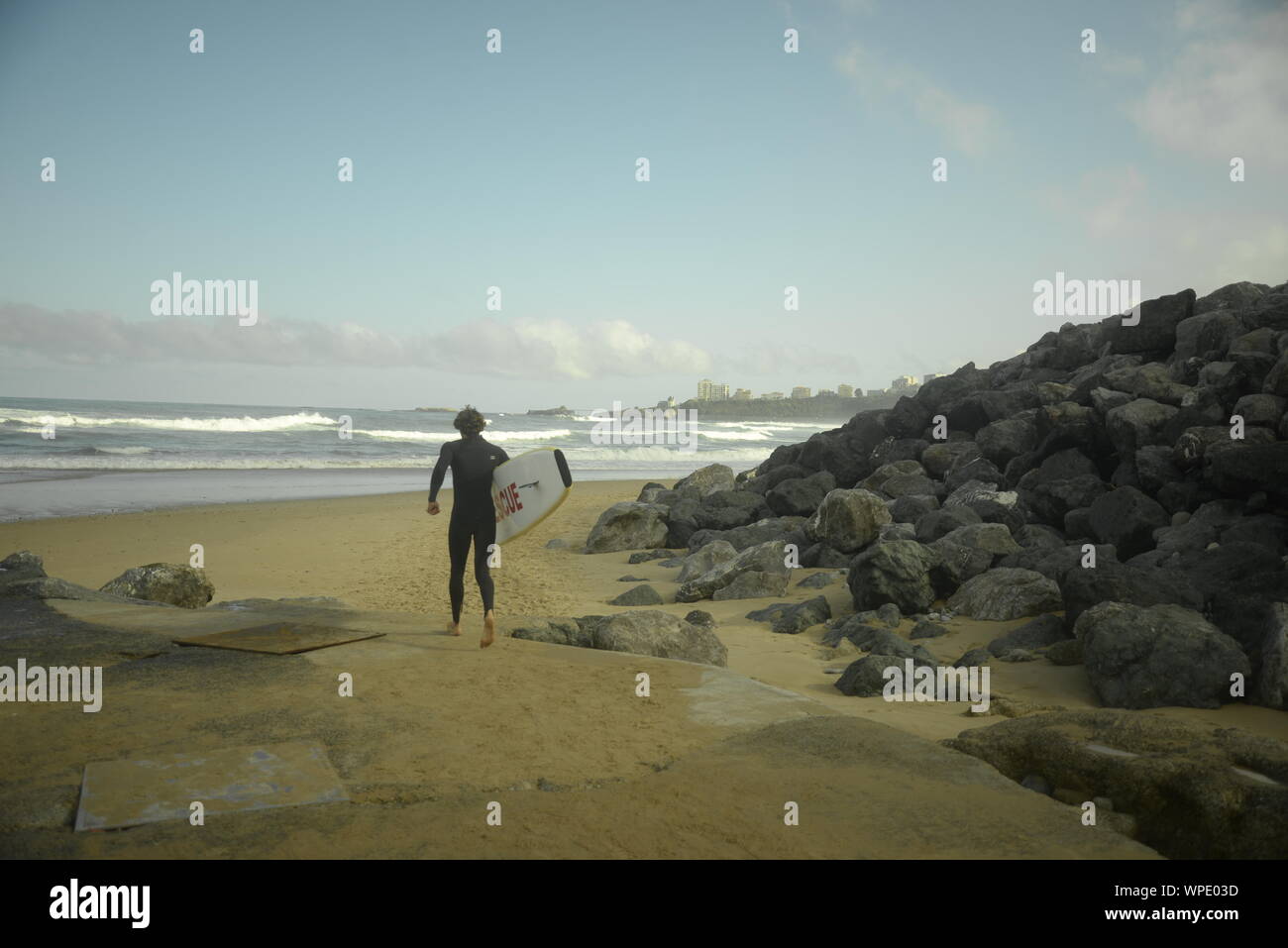 Surf rescue south-west France, pasakdek Stock Photo