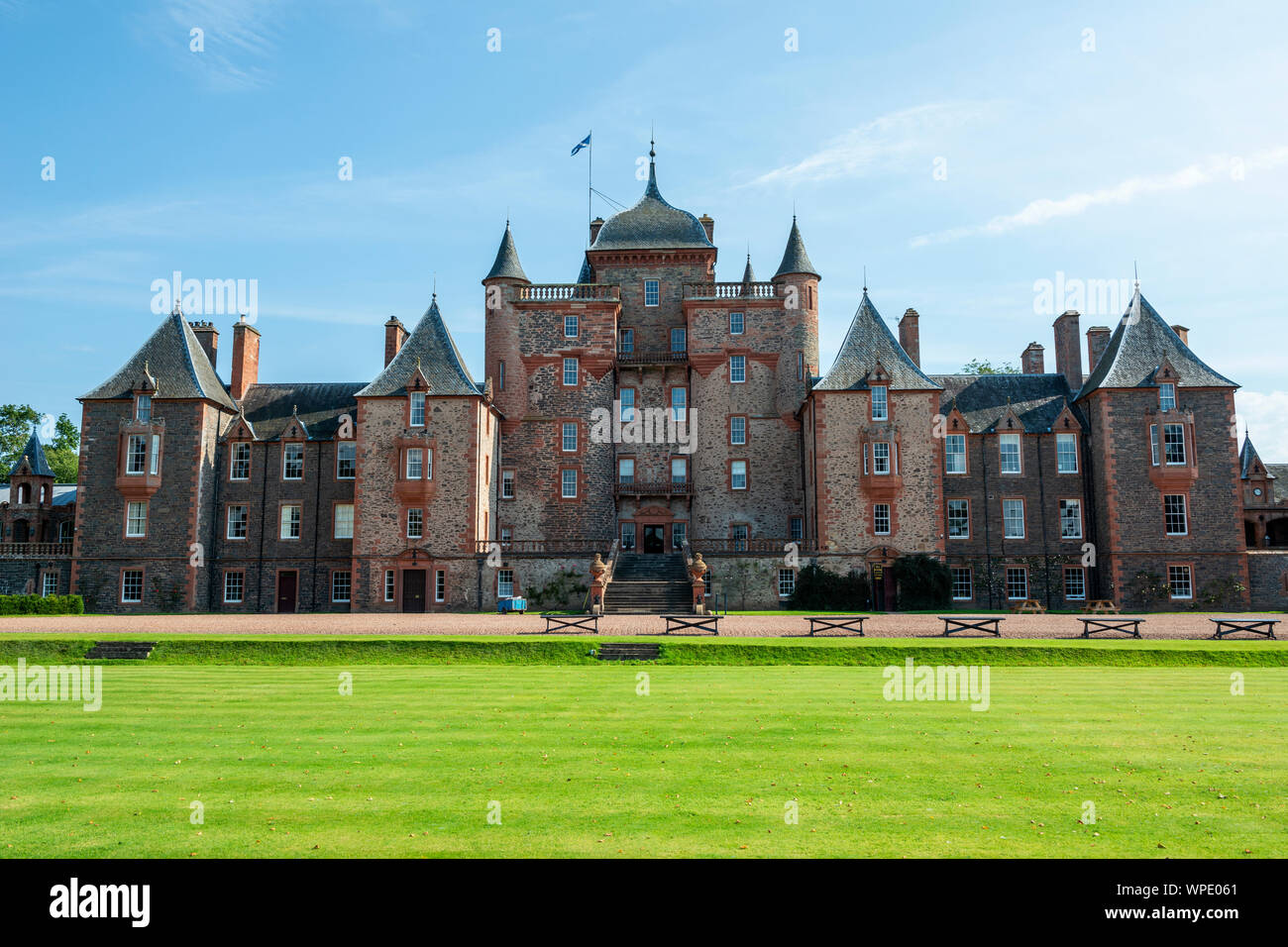 Thirlestane Castle near Lauder, Scottish Borders, Scotland, UK Stock