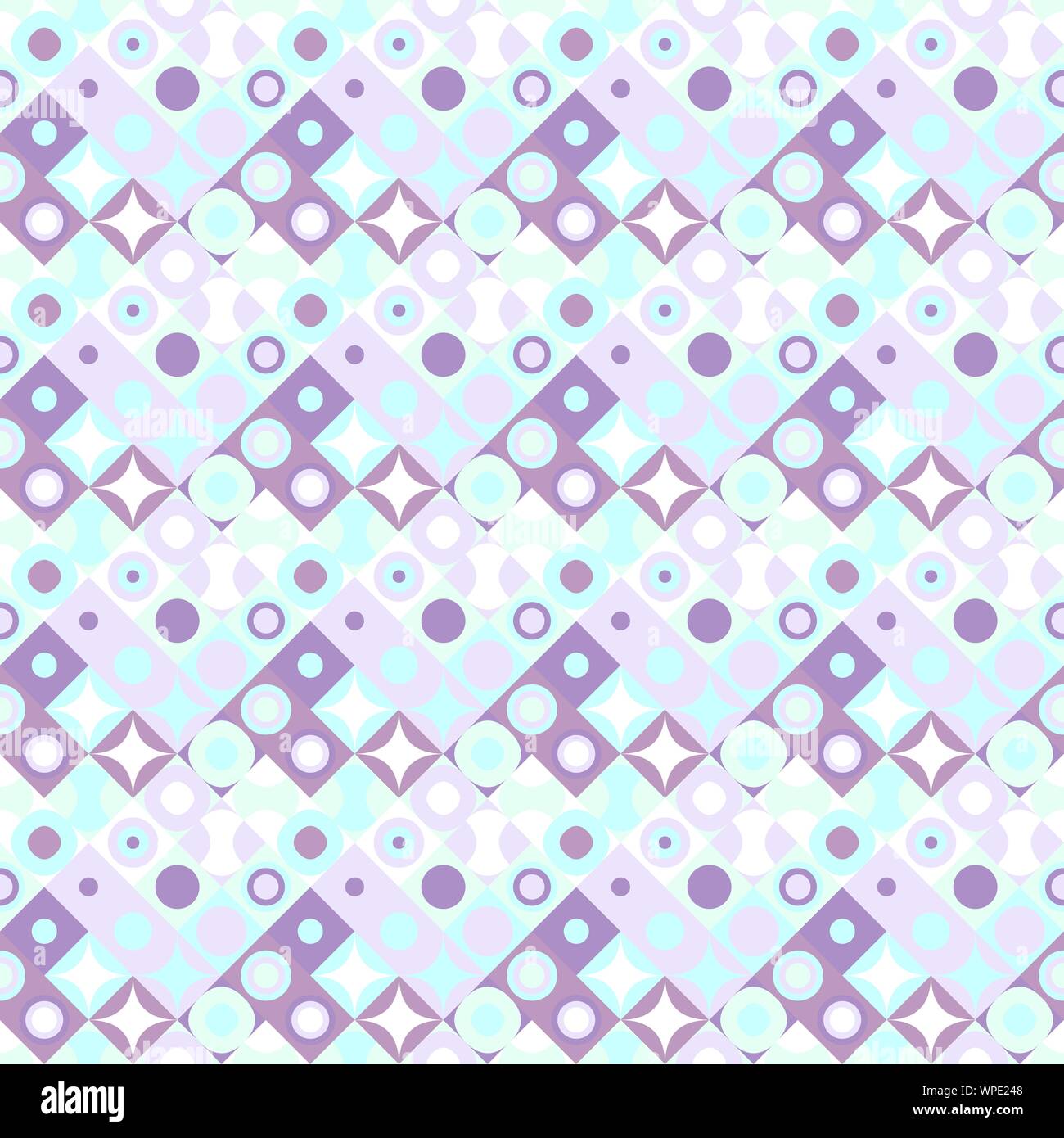 Diagonal geometrical pattern background - colorful abstract vector design Stock Vector