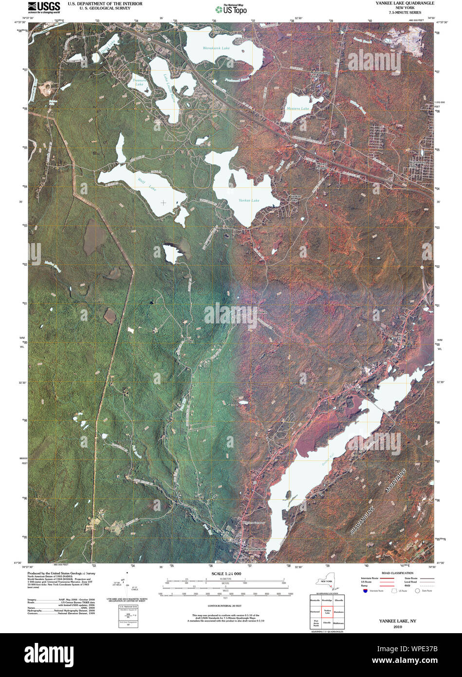 New York NY Yankee Lake 20100304 TM Restoration Stock Photo Alamy