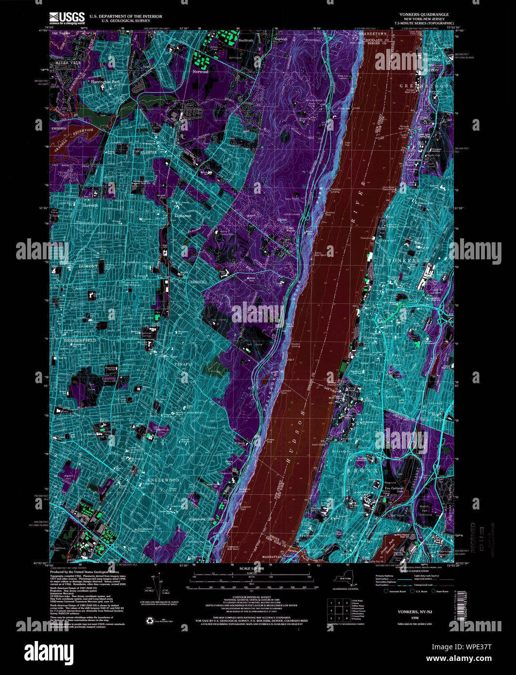 Map of yonkers new york hires stock photography and images Alamy