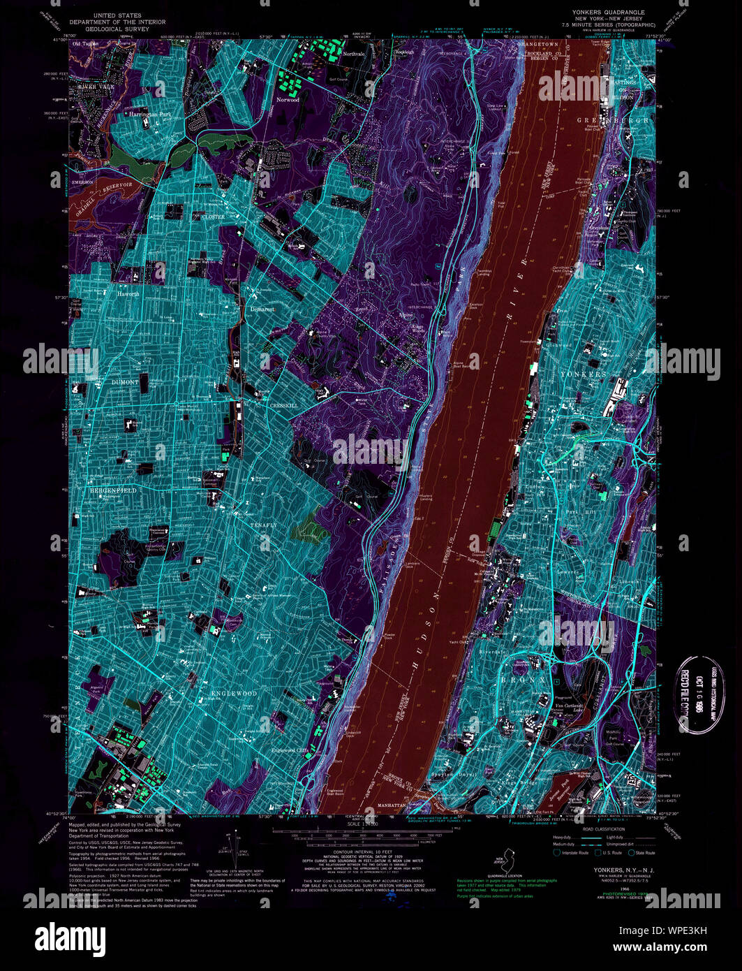Map of yonkers new york hires stock photography and images Alamy