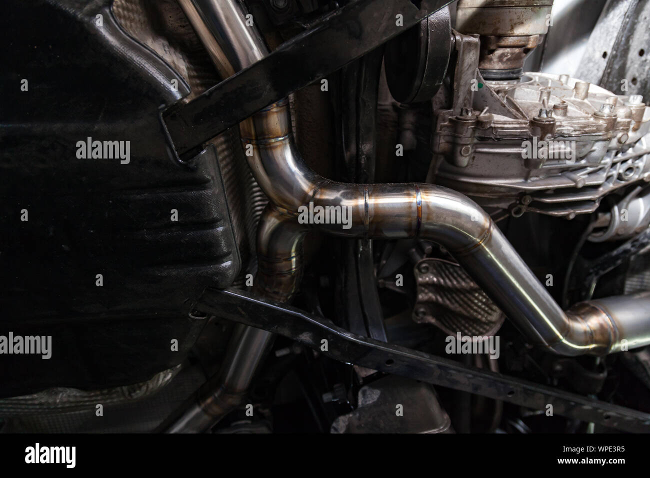 Fabrication and installation of a stainless steel car exhaust pipe with