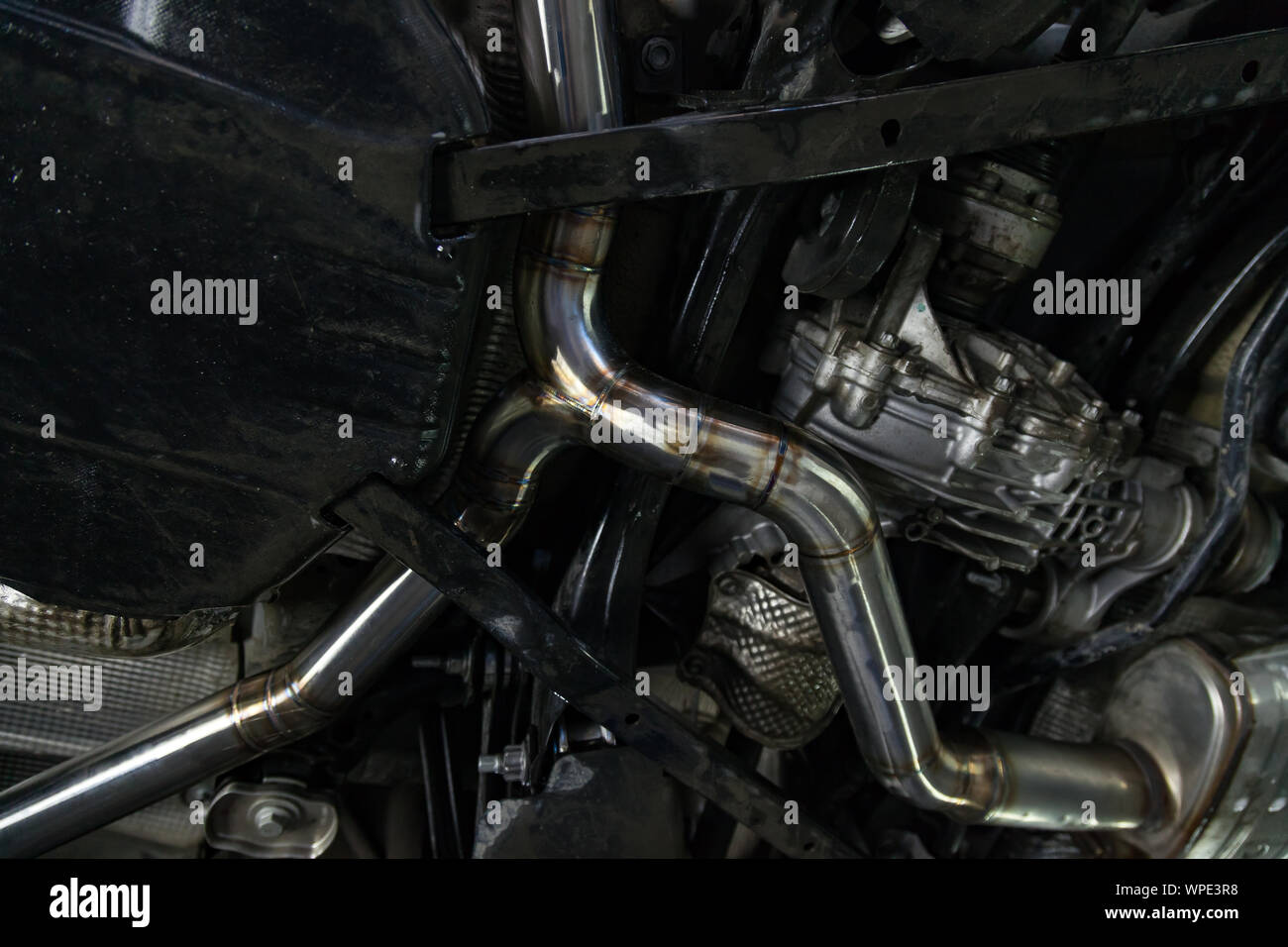 Fabrication and installation of a stainless steel car exhaust pipe with