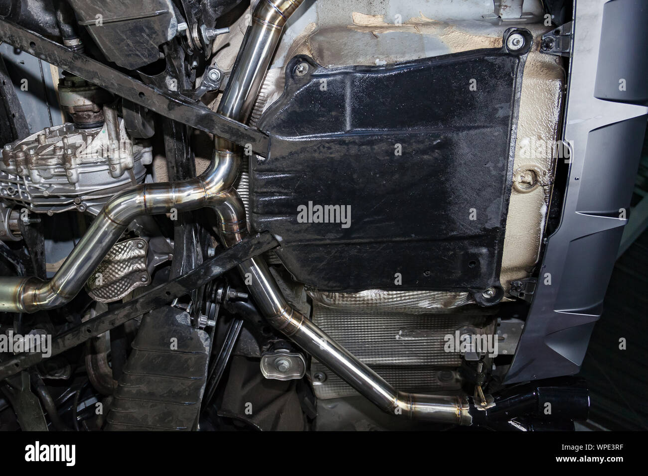 Fabrication and installation of a stainless steel car exhaust pipe with