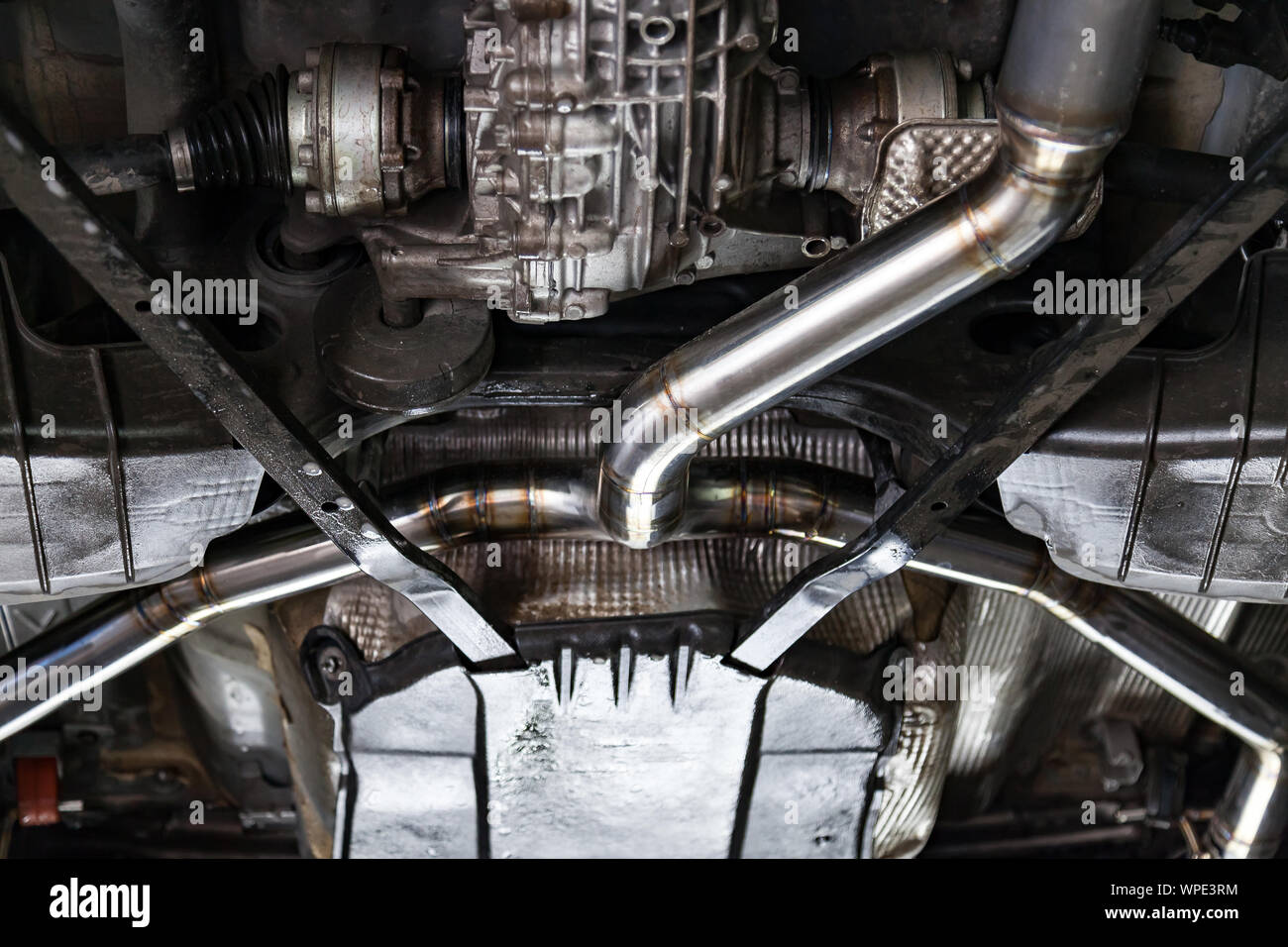 Fabrication and installation of a stainless steel car exhaust pipe with