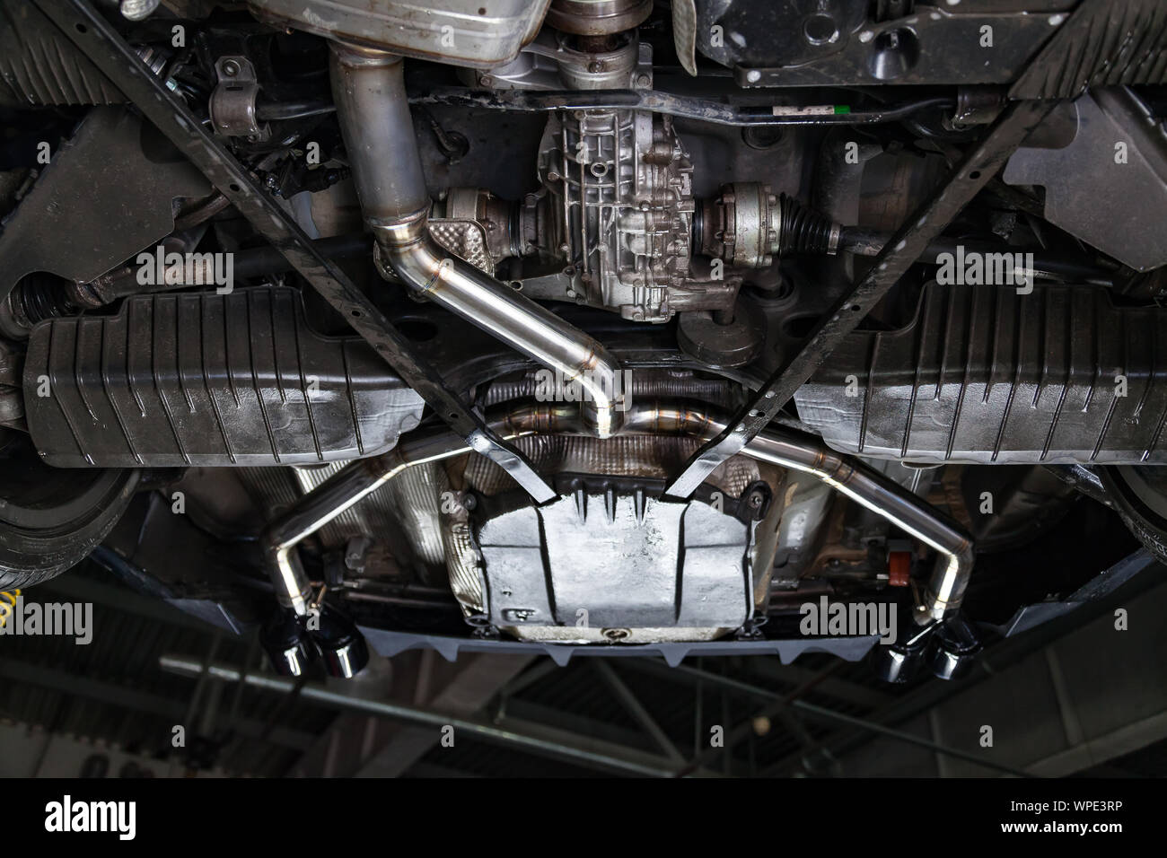 Fabrication and installation of a stainless steel car exhaust pipe with