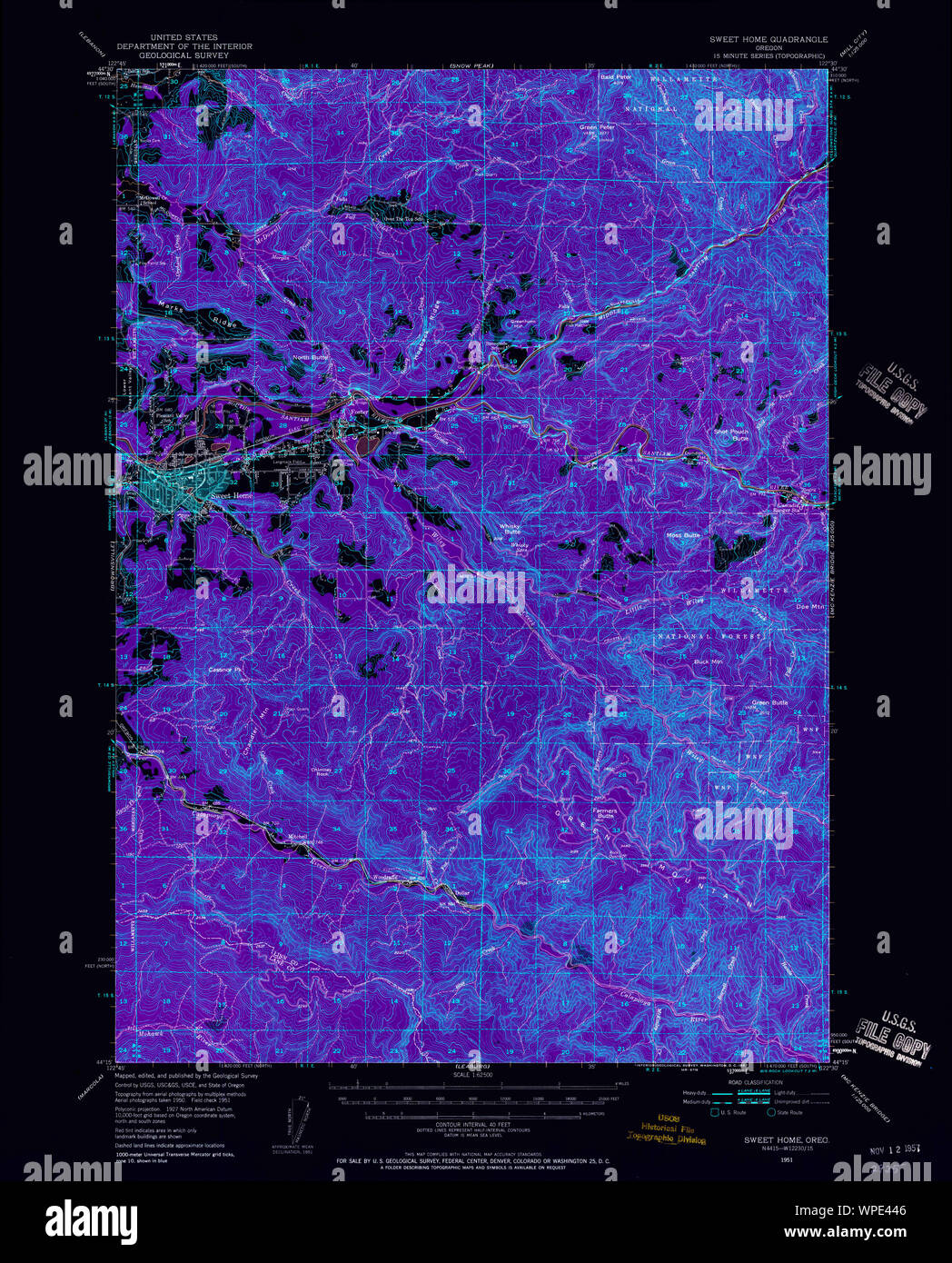 Sweet home oregon map hires stock photography and images Alamy