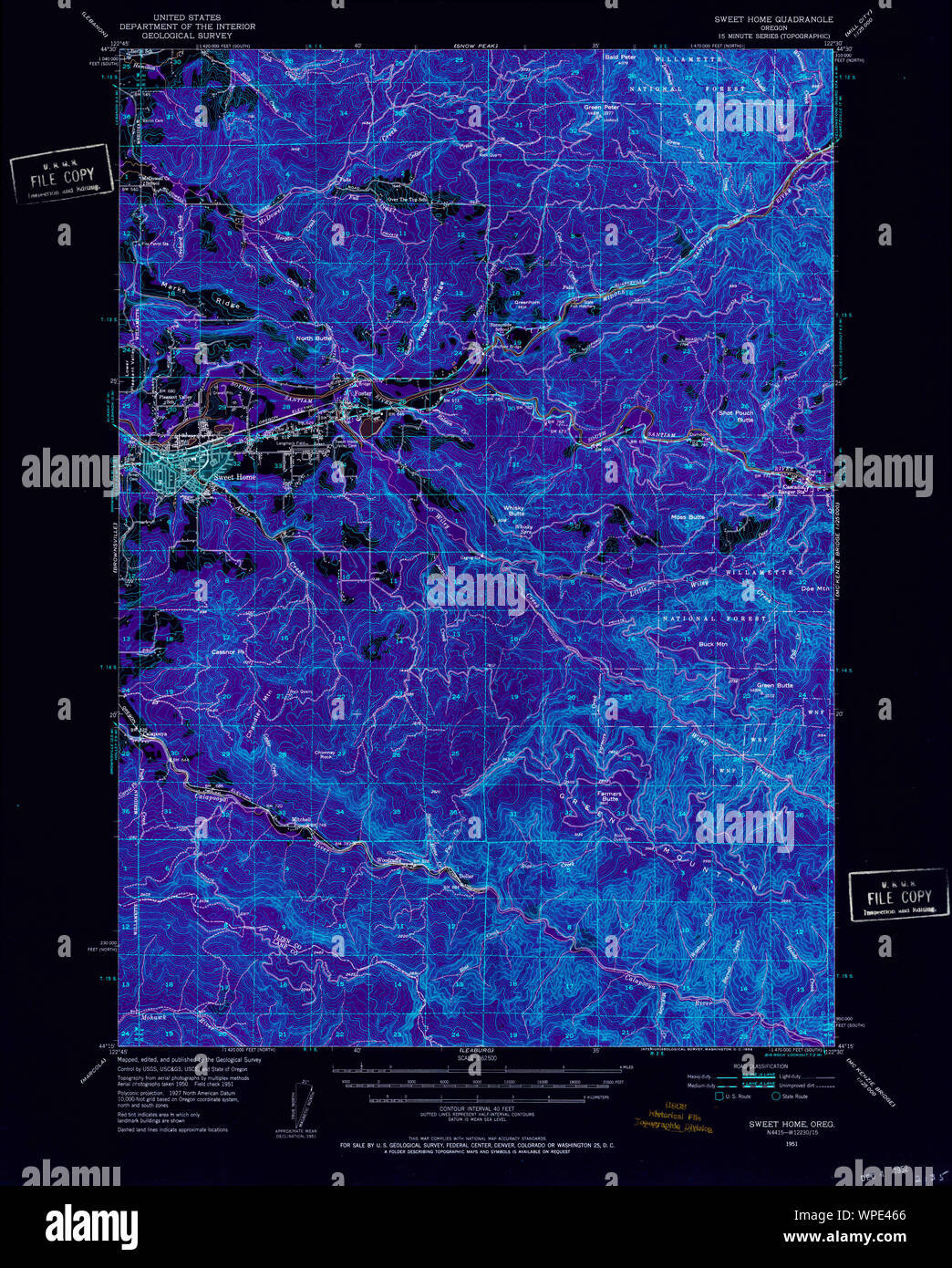 Map of sweet home hires stock photography and images Alamy