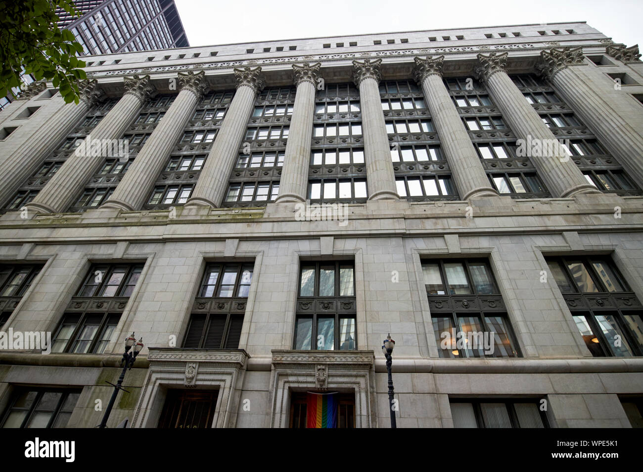 chicago city hall building Chicago Illinois USA Stock Photo Alamy