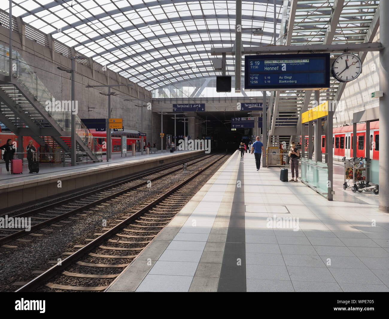 KOELN, GERMANY - CIRCA AUGUST 2019: Koeln Bonn airport station Stock Photo  - Alamy