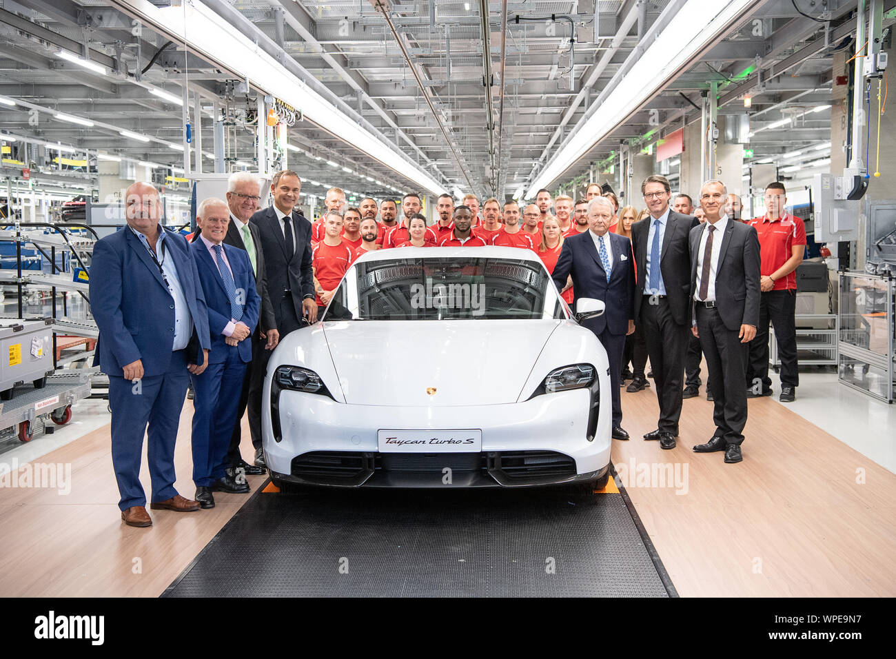 09 September 2019 Baden Wuerttemberg Stuttgart Werner Weresch L R Chairman Of The Works Council Of Porsche