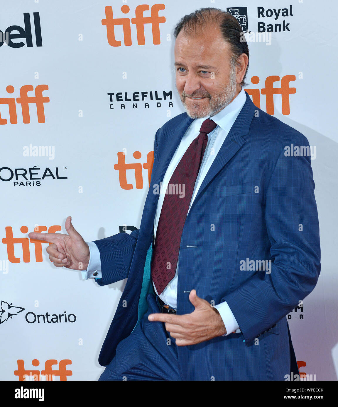 Toronto, Canada. 09th Sep, 2019. Fisher Stevens attends the premiere of 'And We Go Green' at Ryerson Theatre during the Toronto International Film Festival in Toronto, Canada on Sunday, September 8, 2019. Photo by Chris Chew/UPI Credit: UPI/Alamy Live News Stock Photo