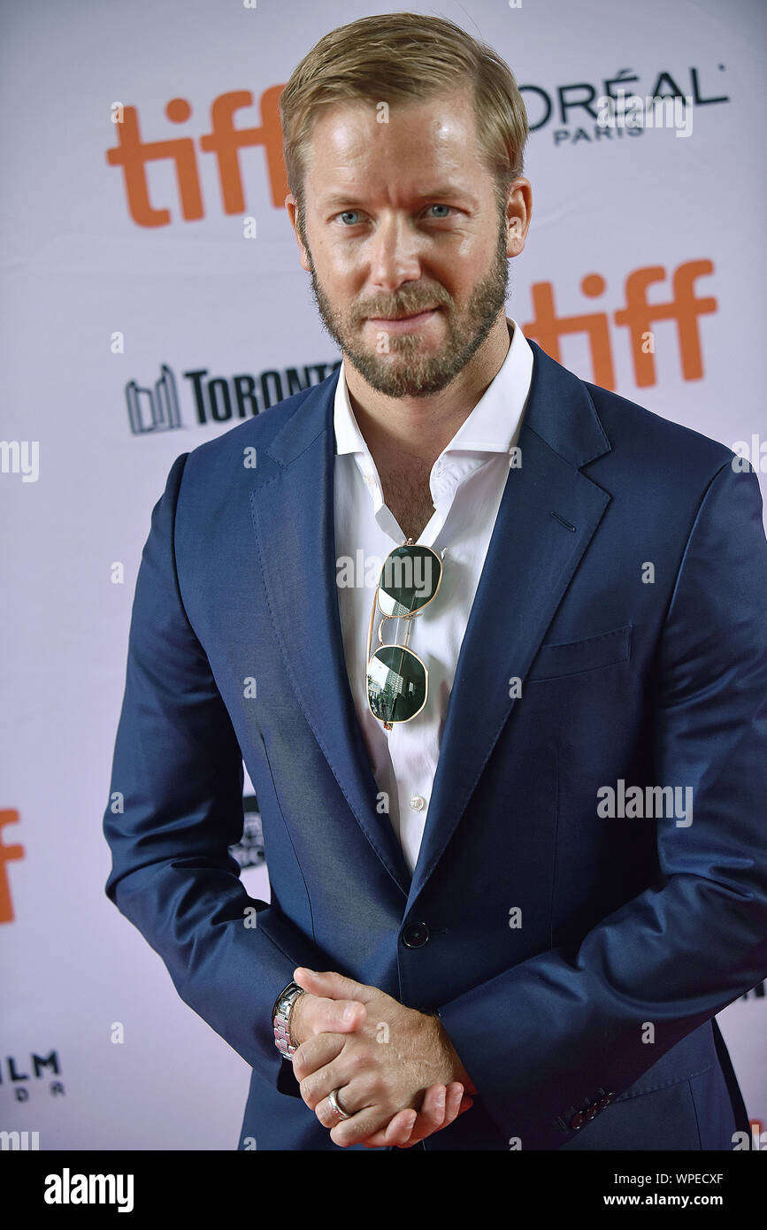 Toronto, Canada. 09th Sep, 2019. British racing driver Sam Bird attends the premiere of 'And We Go Green' at Ryerson Theatre during the Toronto International Film Festival in Toronto, Canada on Sunday, September 8, 2019. Photo by Chris Chew/UPI Credit: UPI/Alamy Live News Stock Photo