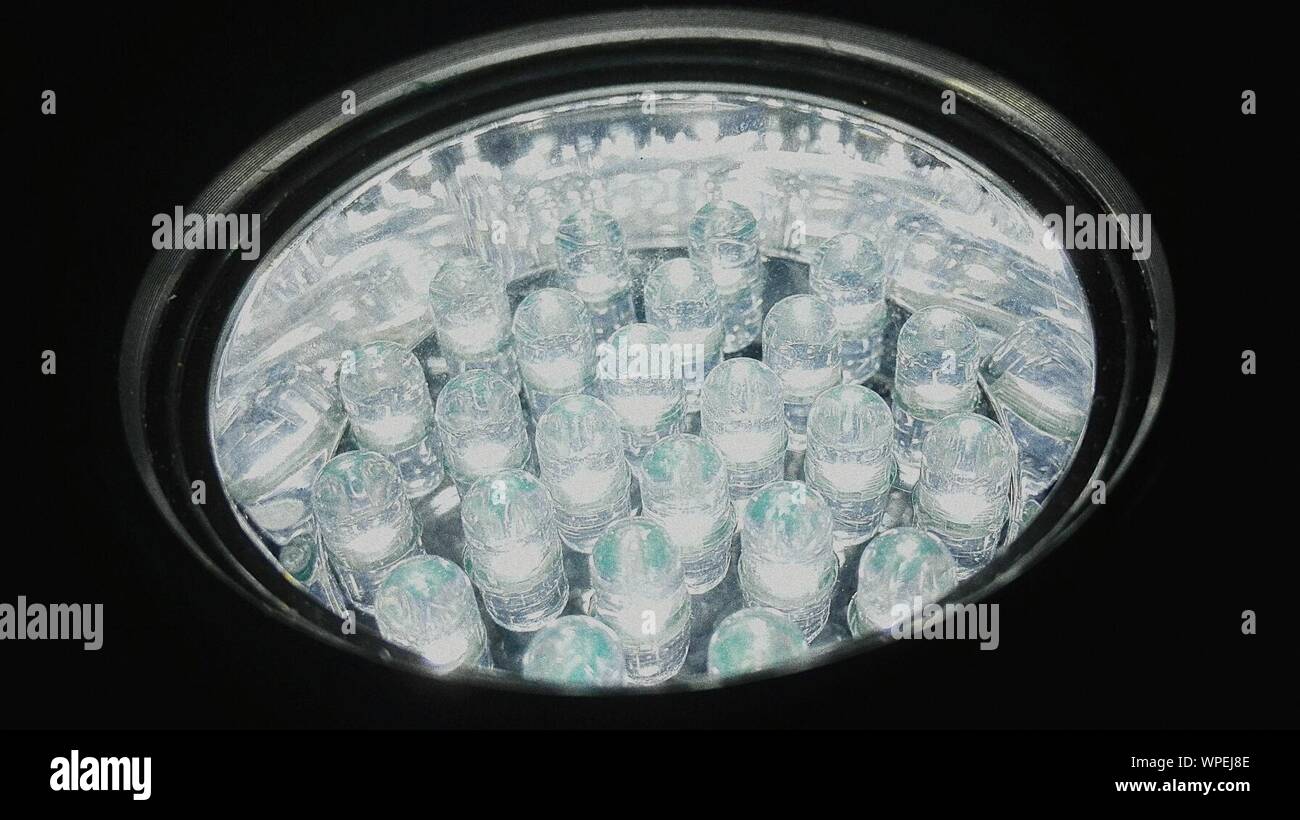 Illuminated Led Bulb Stock Photo