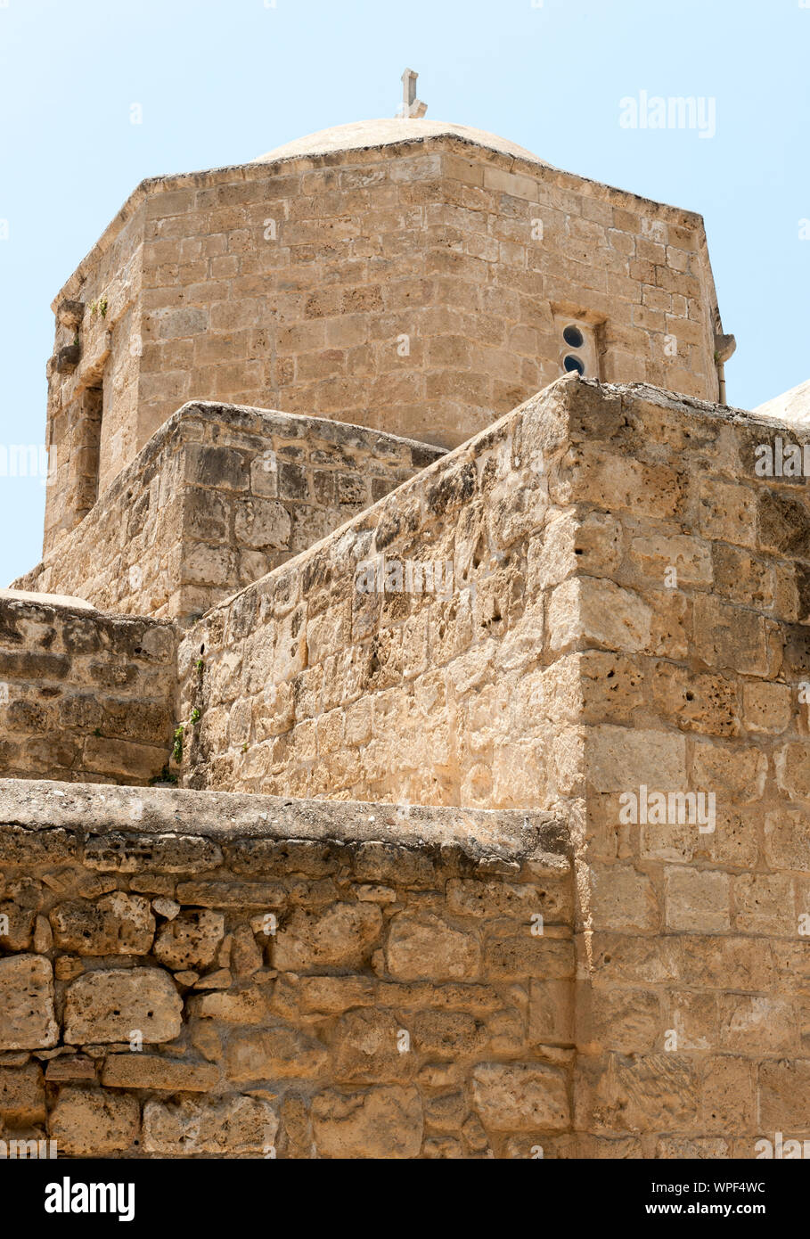 basilica of chrysopolitissa and church of agia kyriaki in Paphos Stock ...