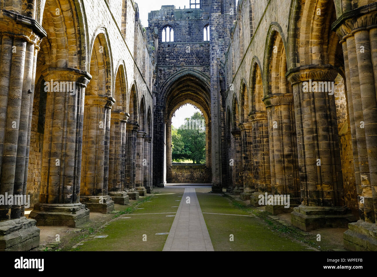 Kirkstall Abbey, Leeds Stock Photo