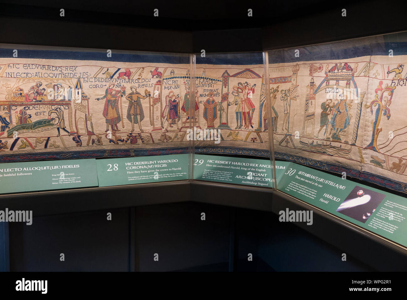 Victorian replica of the Bayeux tapestry housed in Reading Museum