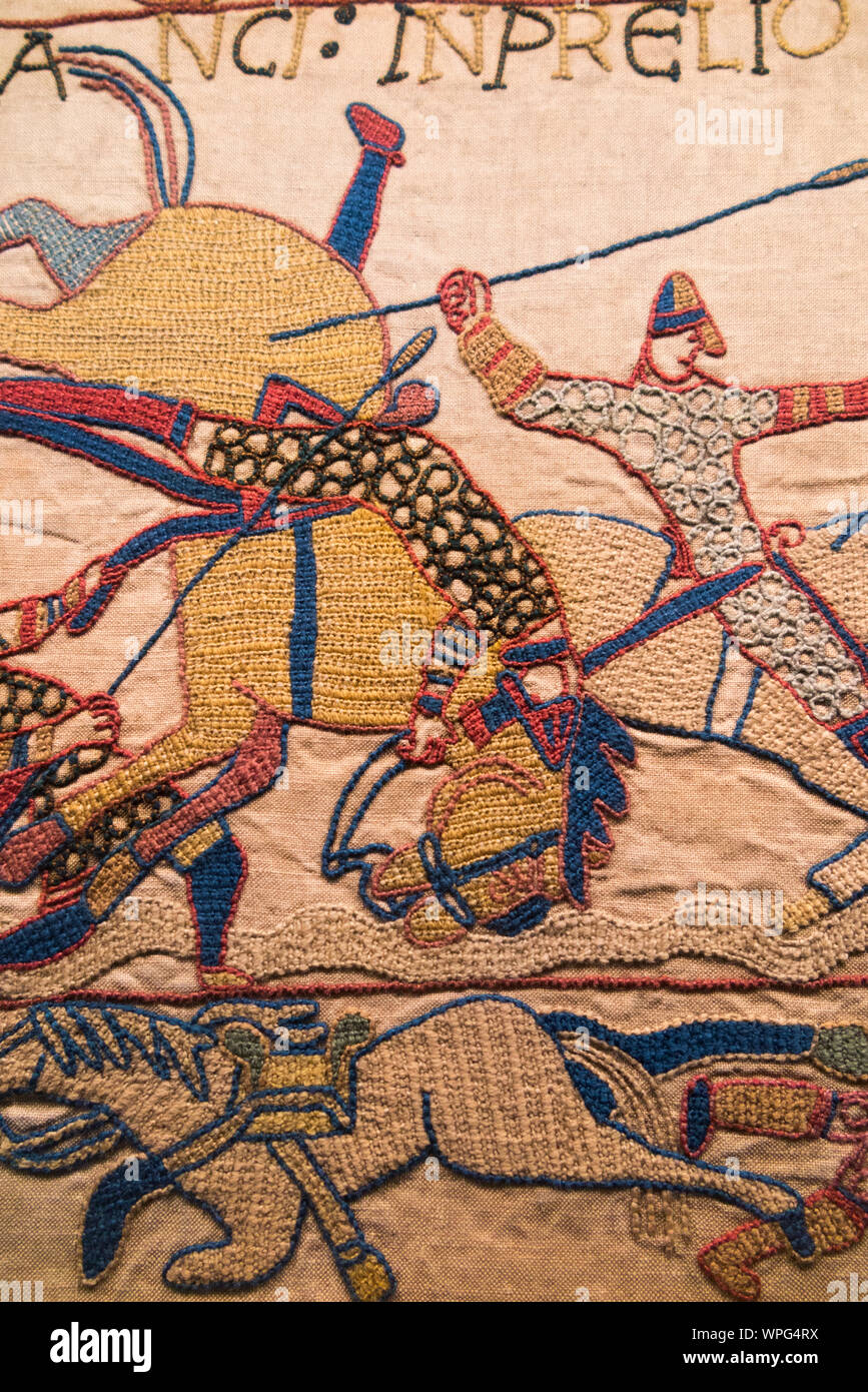 Victorian replica of the Bayeux tapestry housed in Reading Museum