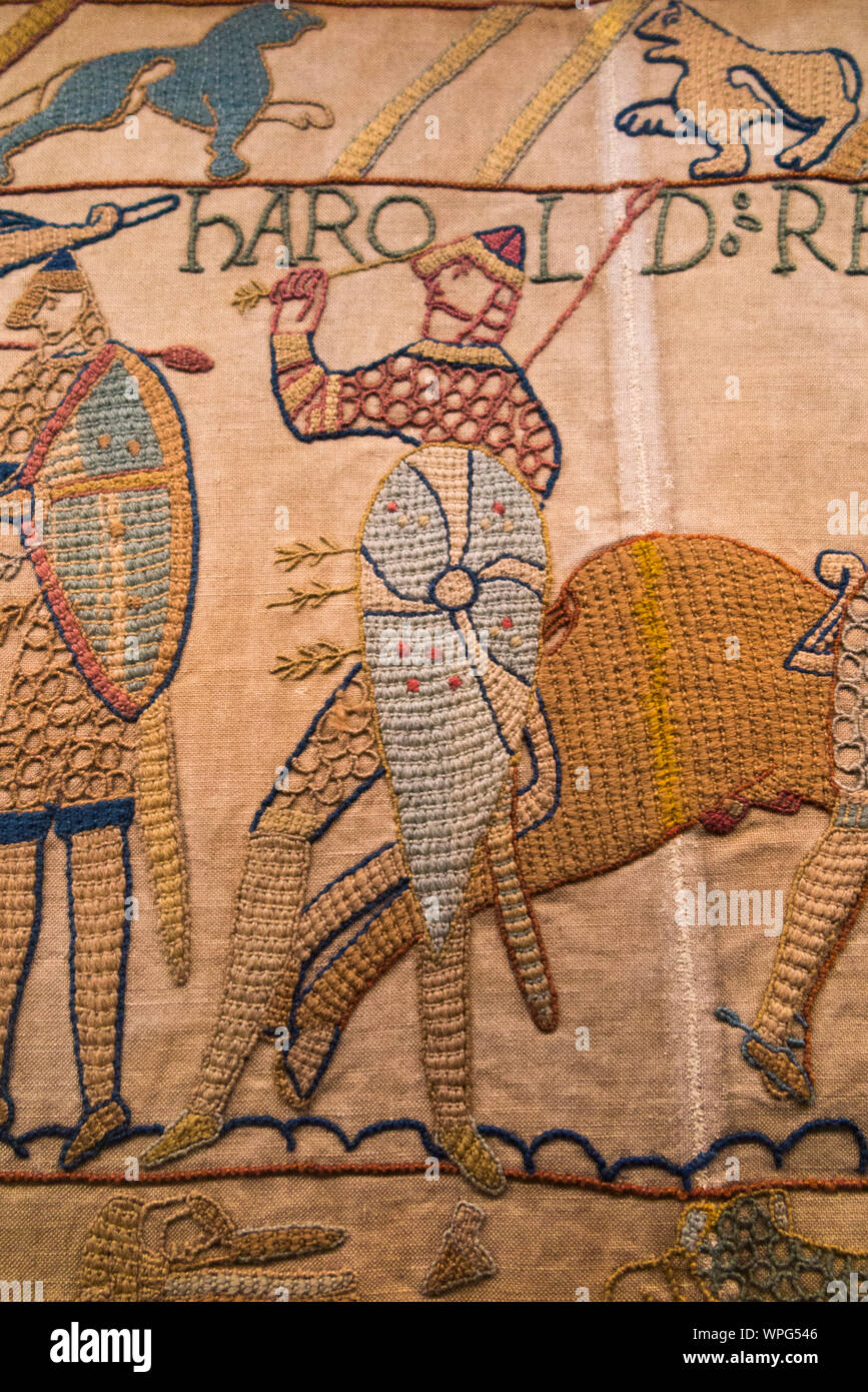 Bayeux tapestry harold eye hires stock photography and images Alamy