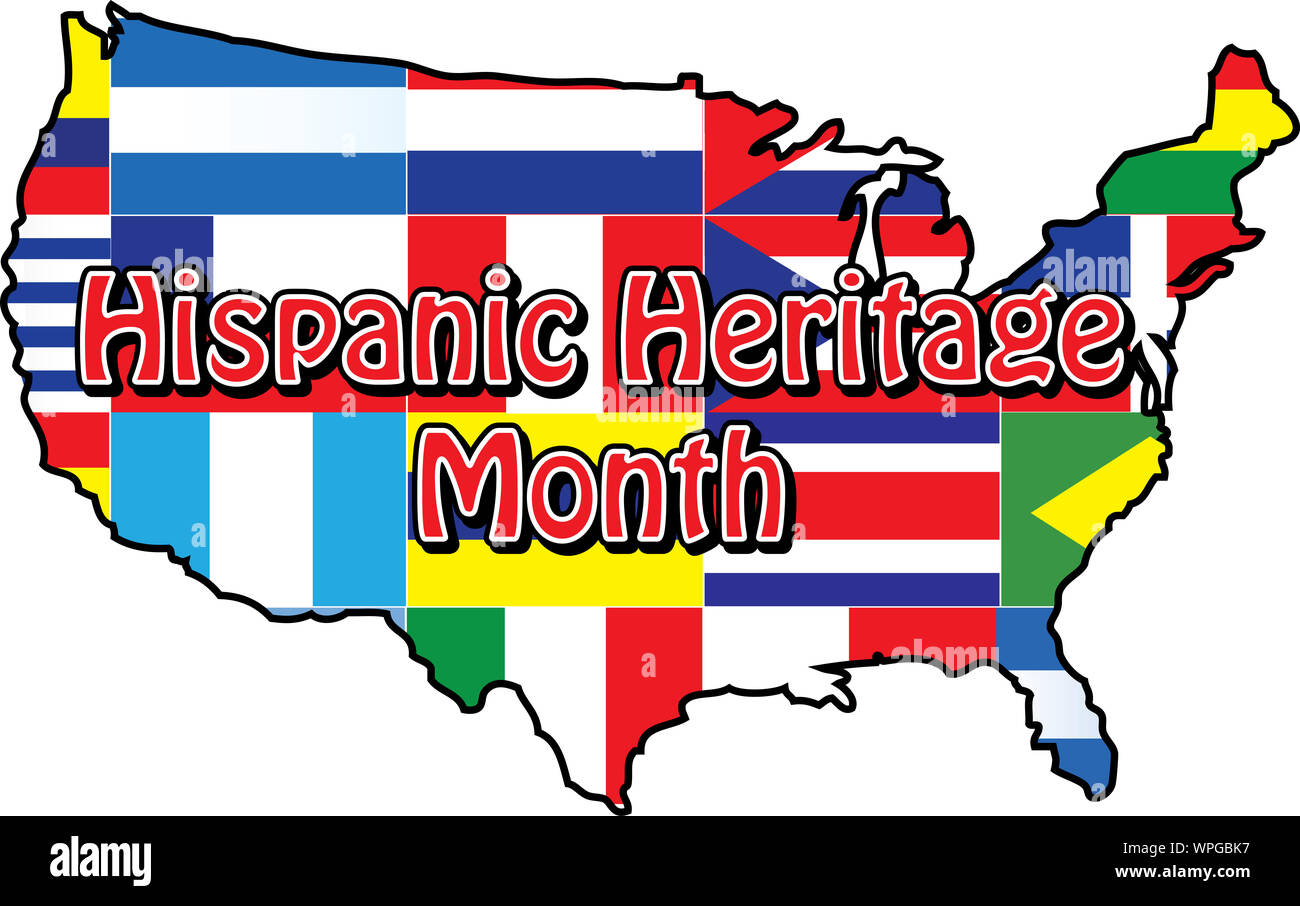 Hispanic Heritage Month Banner Stock Photo