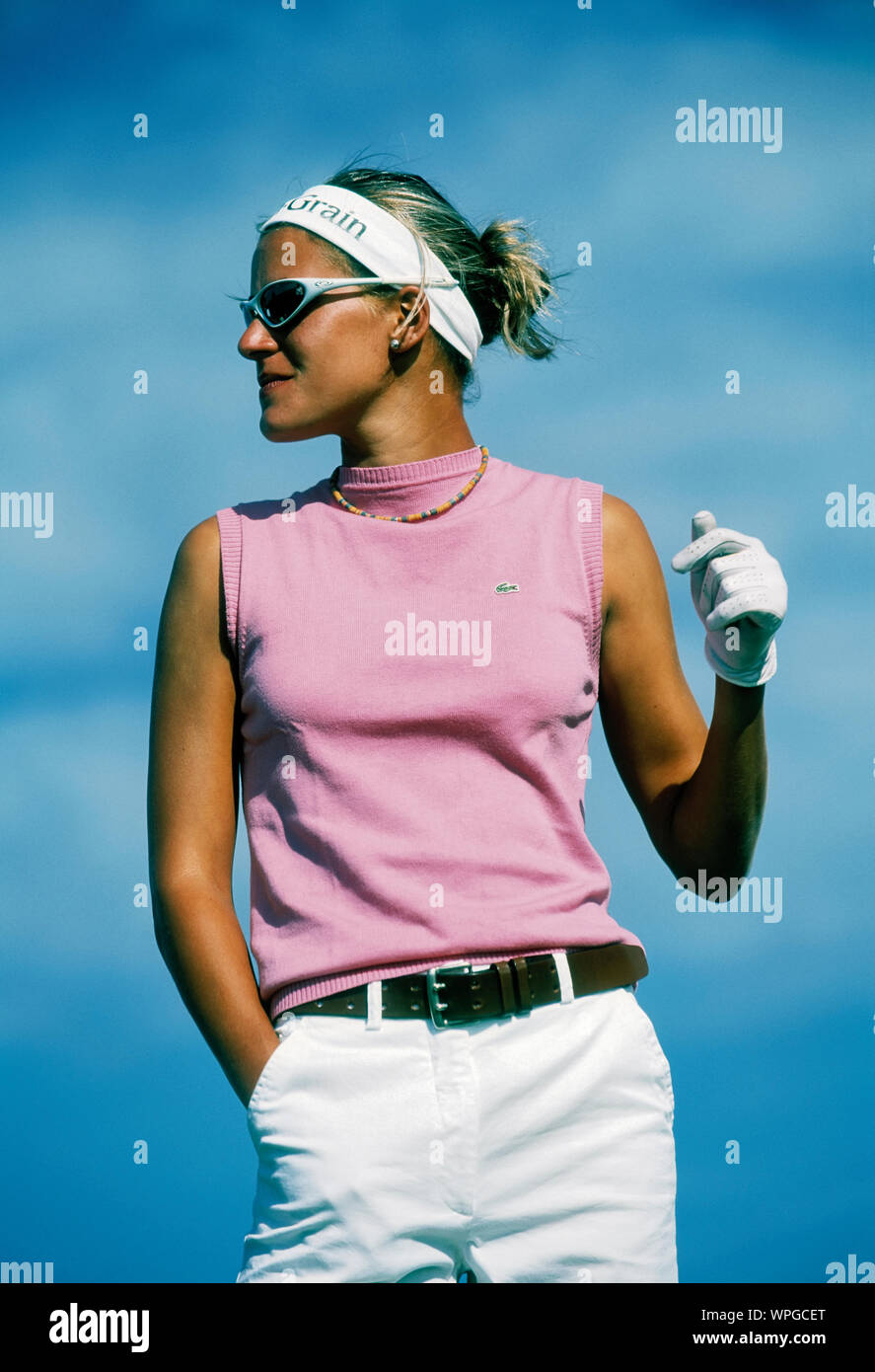 pink lacoste jumper