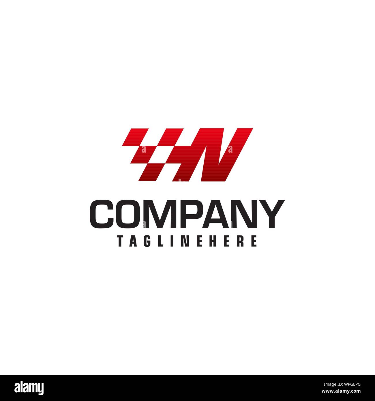 Auto speed letter N logo template vector illustration Stock Vector ...
