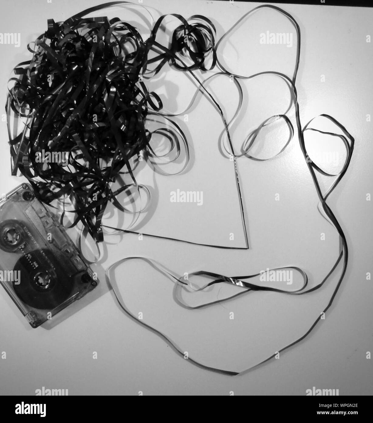 Reel tape Black and White Stock Photos & Images Alamy