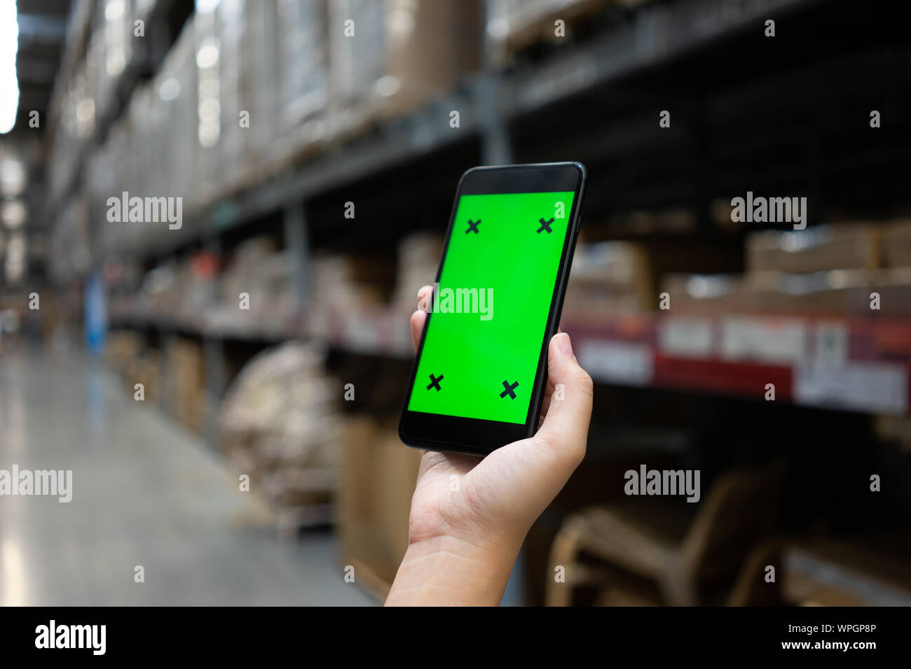 Download Mockup Image Of Woman Hand Holding Mobile Smartphones Isolated White Screen For Mockup Design And Others App Display Background Graphic Design Montag Stock Photo Alamy