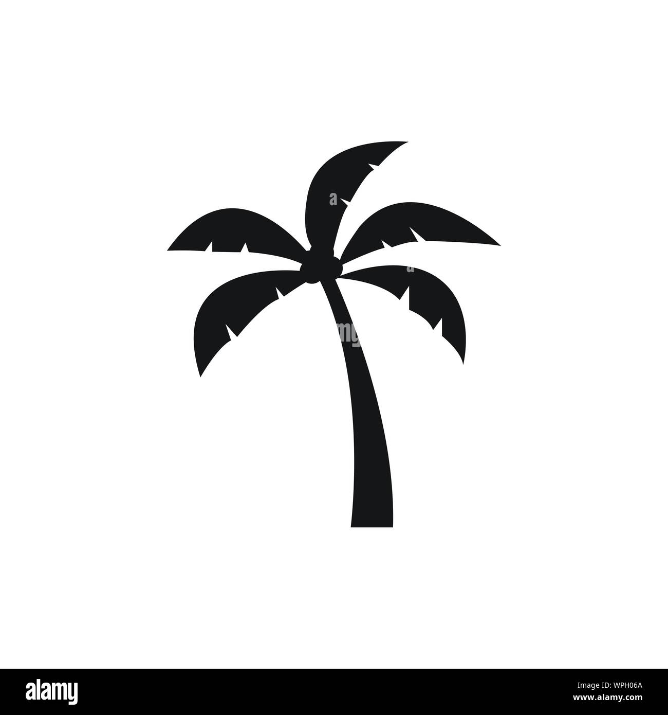 Palm tree graphic design template vector isolated Stock Vector Image & Art Alamy