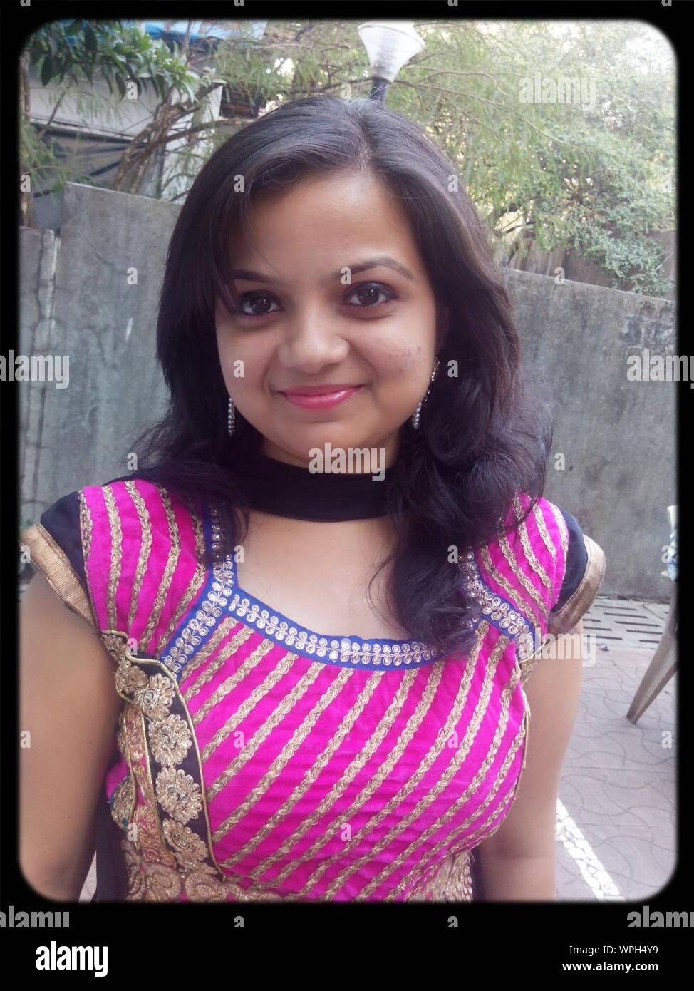 Indian woman smiling hi-res stock photography and images - Alamy