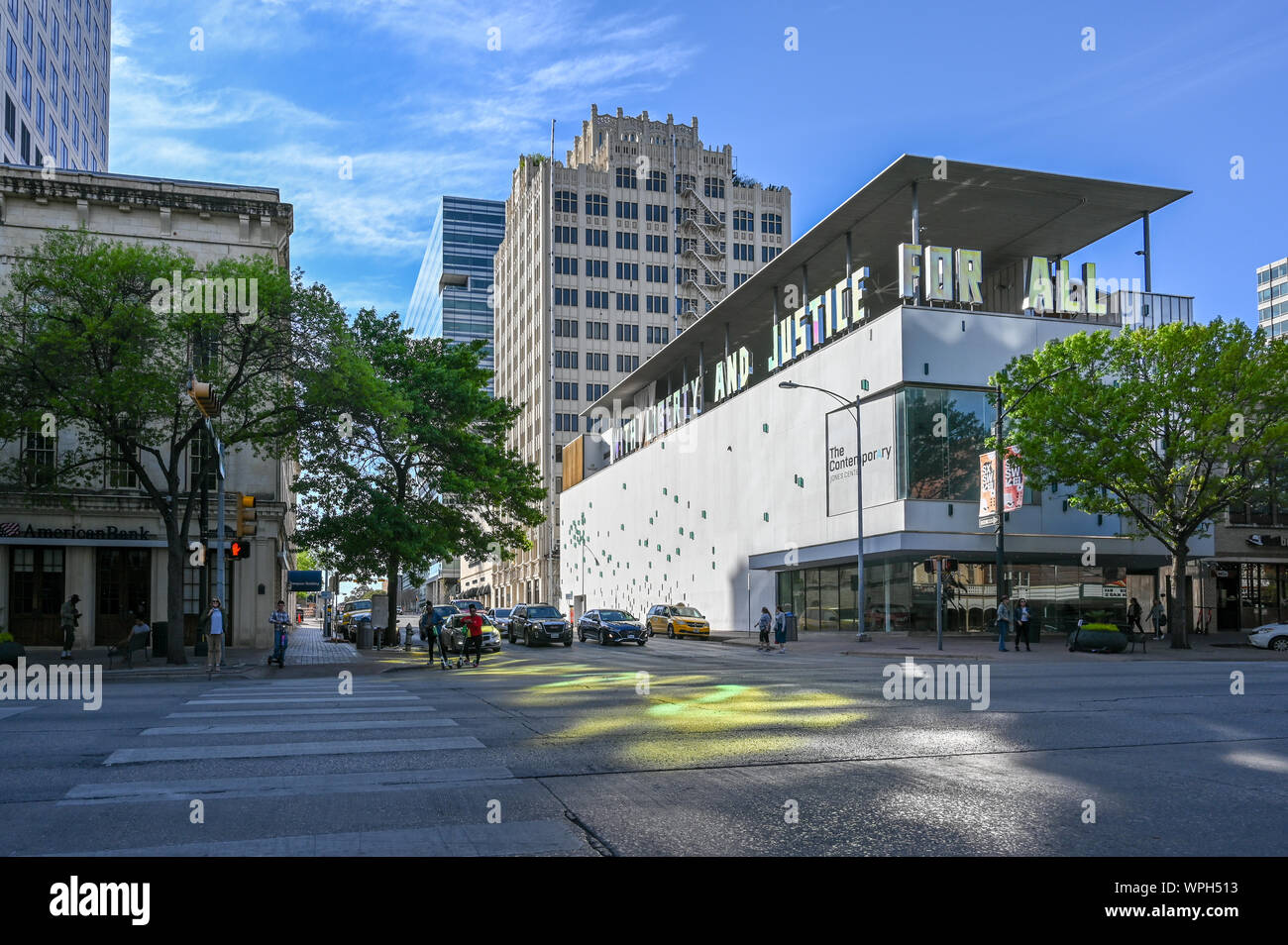 The Contemporary Austin Jones Center at the junction of Congress